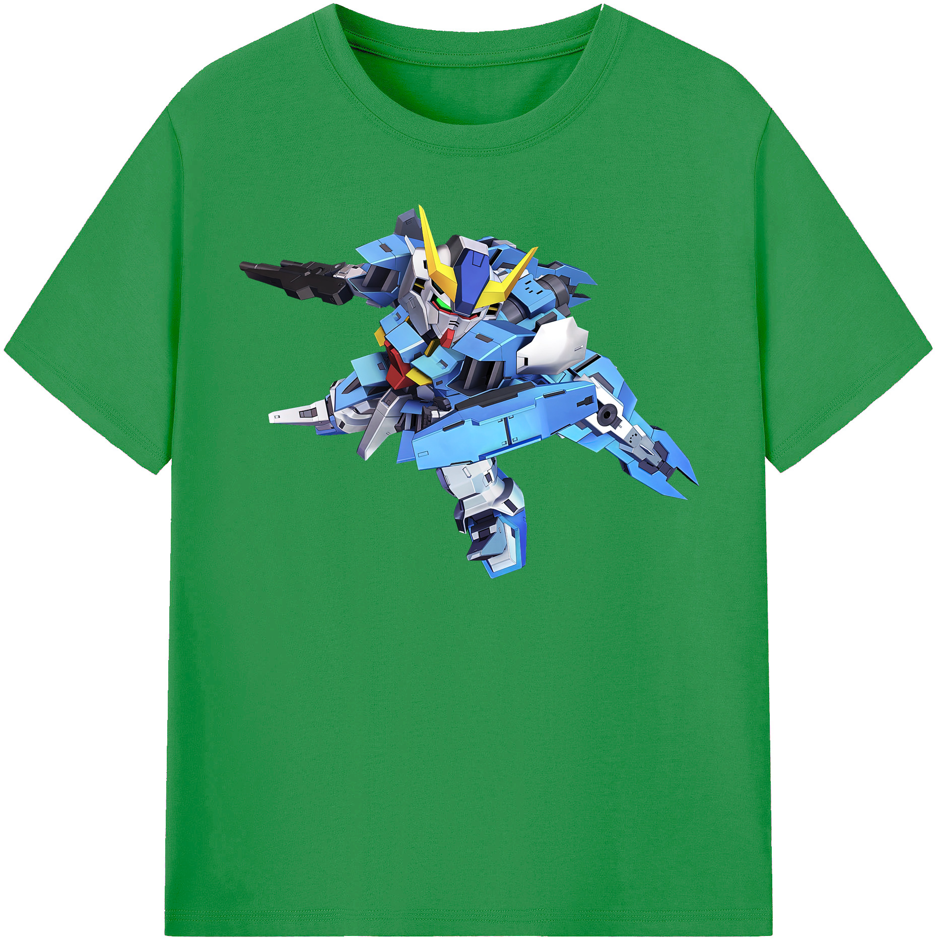 （画像用） 機動戦士ガンダム Mobile Suit Gundam レディースカジュアルプリントTシャツ（綿100％）