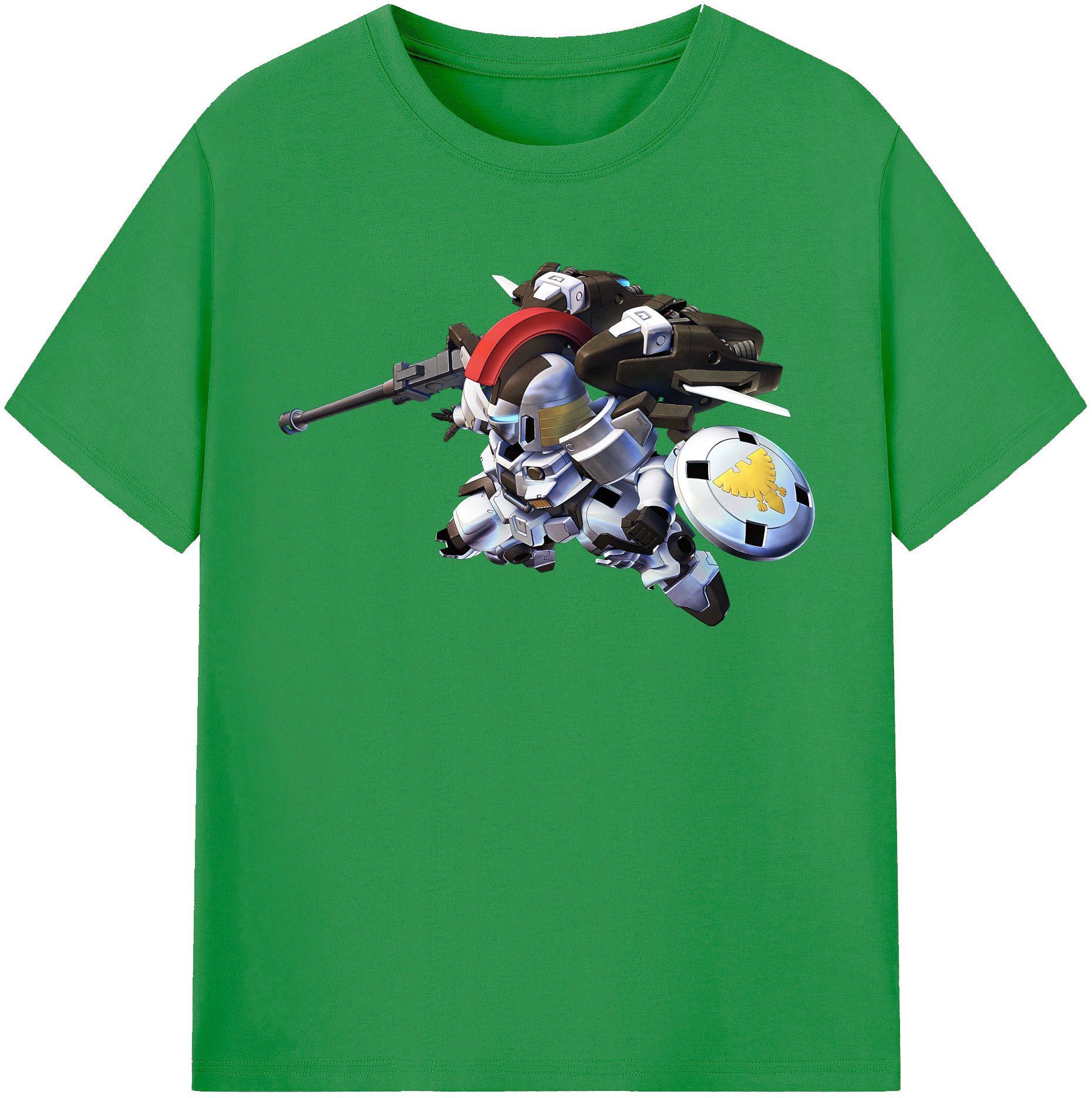 （画像用） 機動戦士ガンダム Mobile Suit Gundam レディースカジュアルプリントTシャツ（綿100％）
