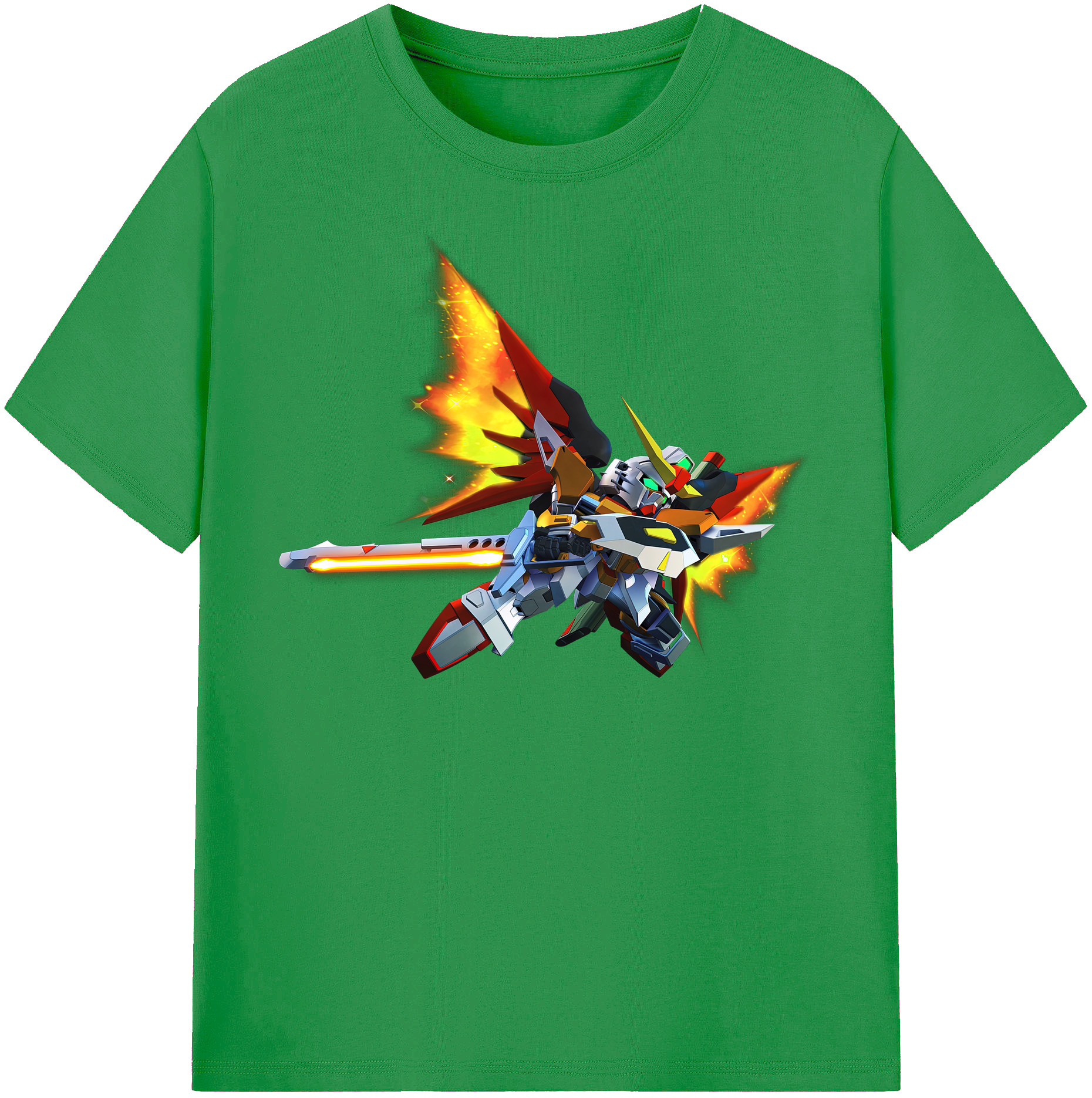 （画像用） 機動戦士ガンダム Mobile Suit Gundam レディースカジュアルプリントTシャツ（綿100％）