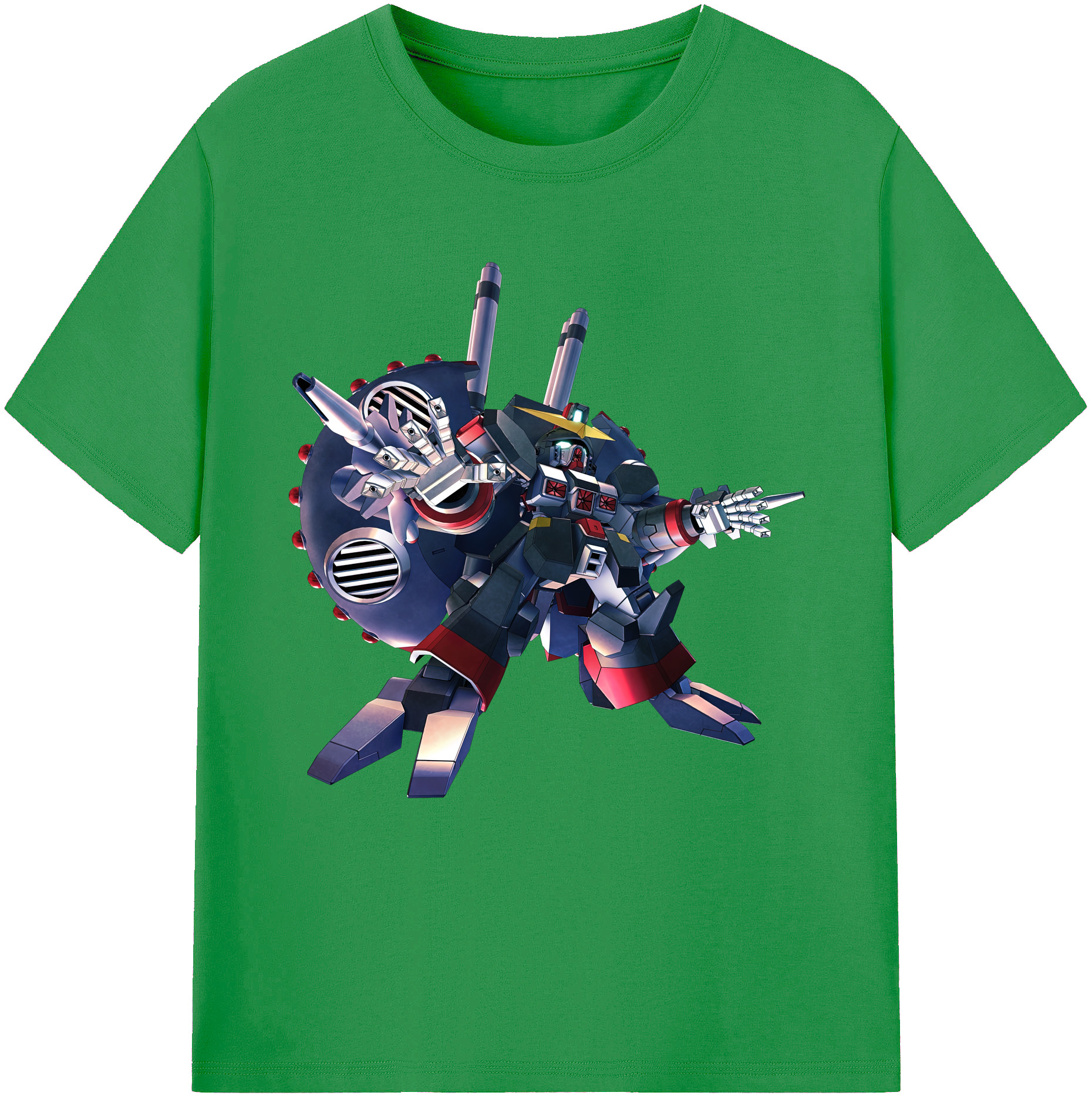 （画像用） 機動戦士ガンダム Mobile Suit Gundam レディースカジュアルプリントTシャツ（綿100％）