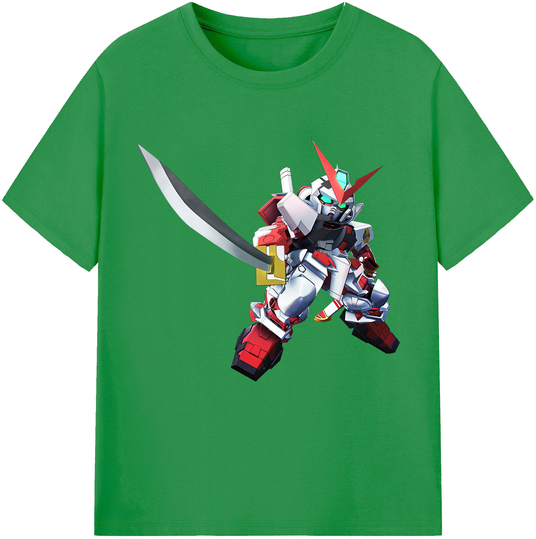 （画像用） 機動戦士ガンダム Mobile Suit Gundam レディースカジュアルプリントTシャツ（綿100％）
