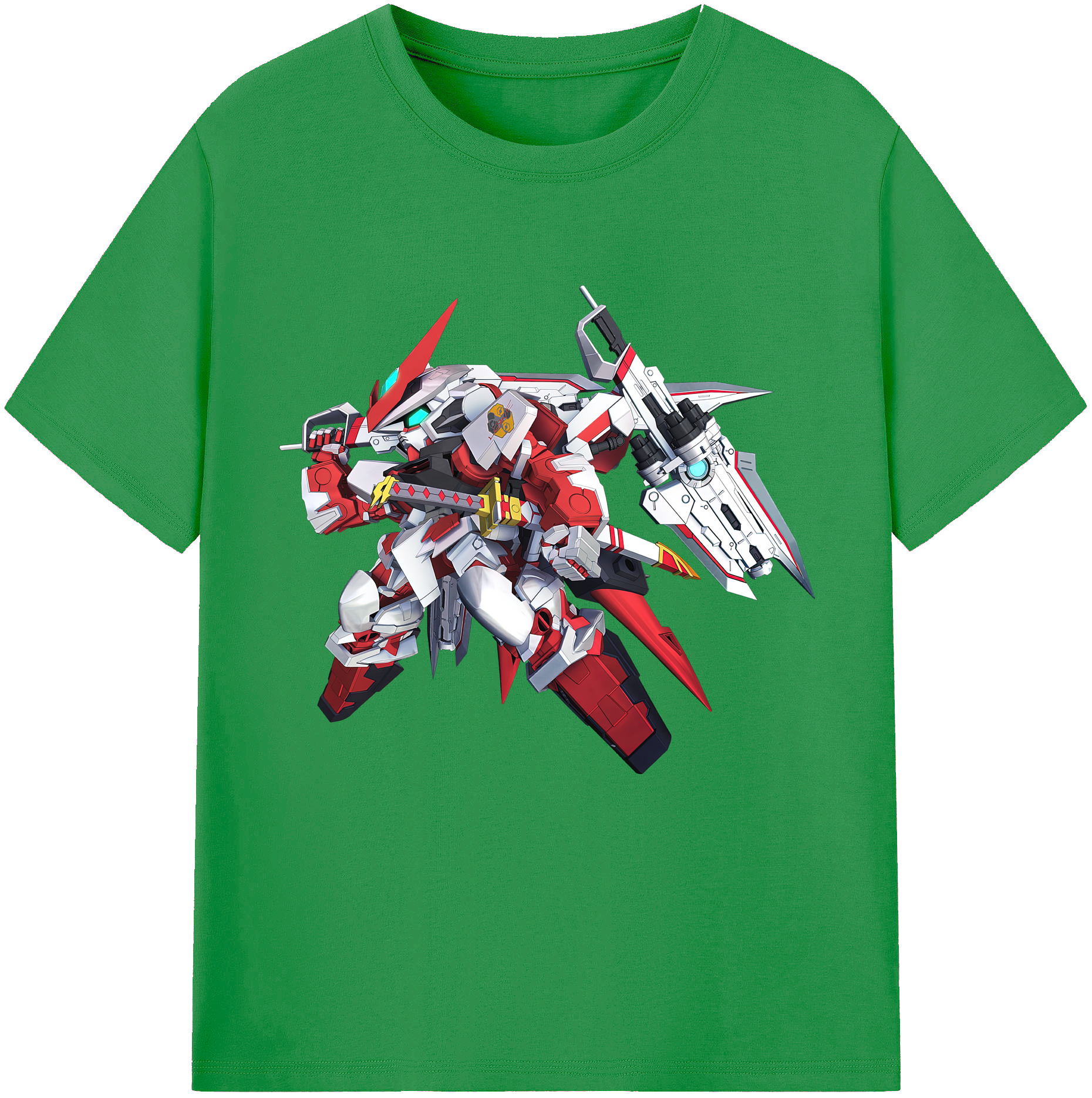 （画像用） 機動戦士ガンダム Mobile Suit Gundam レディースカジュアルプリントTシャツ（綿100％）