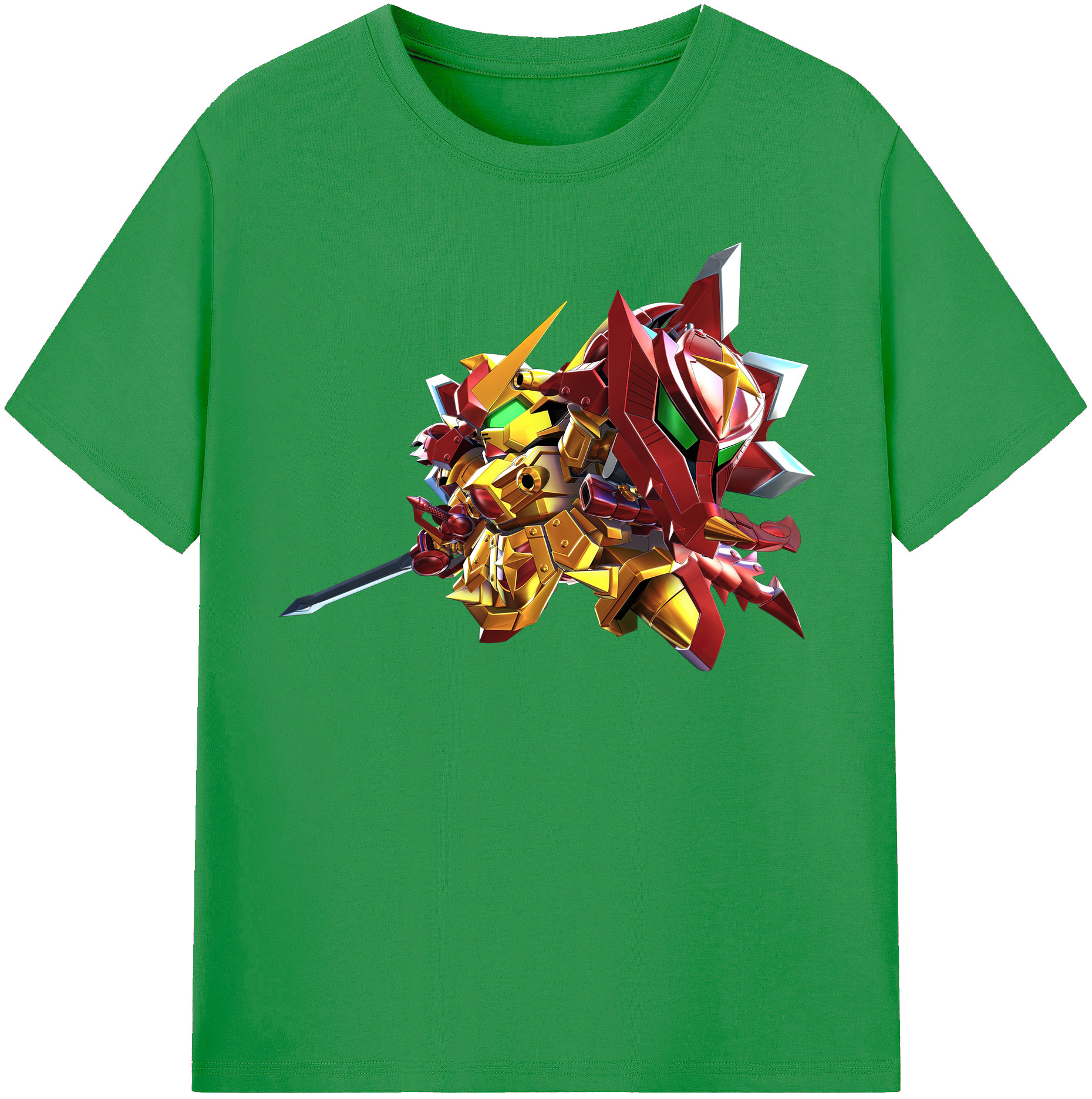 （画像用） 機動戦士ガンダム Mobile Suit Gundam レディースカジュアルプリントTシャツ（綿100％）