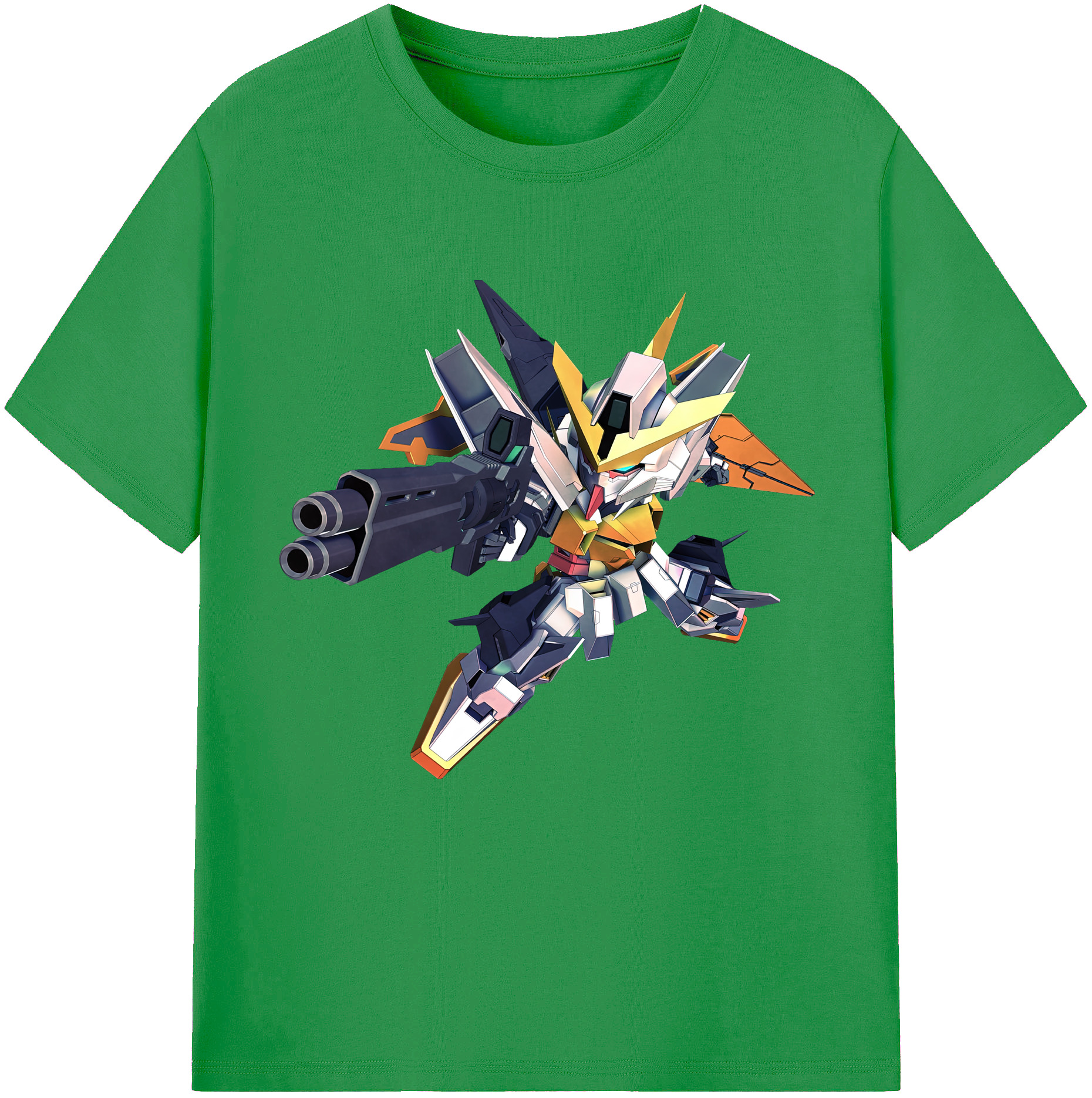 （画像用） 機動戦士ガンダム Mobile Suit Gundam レディースカジュアルプリントTシャツ（綿100％）