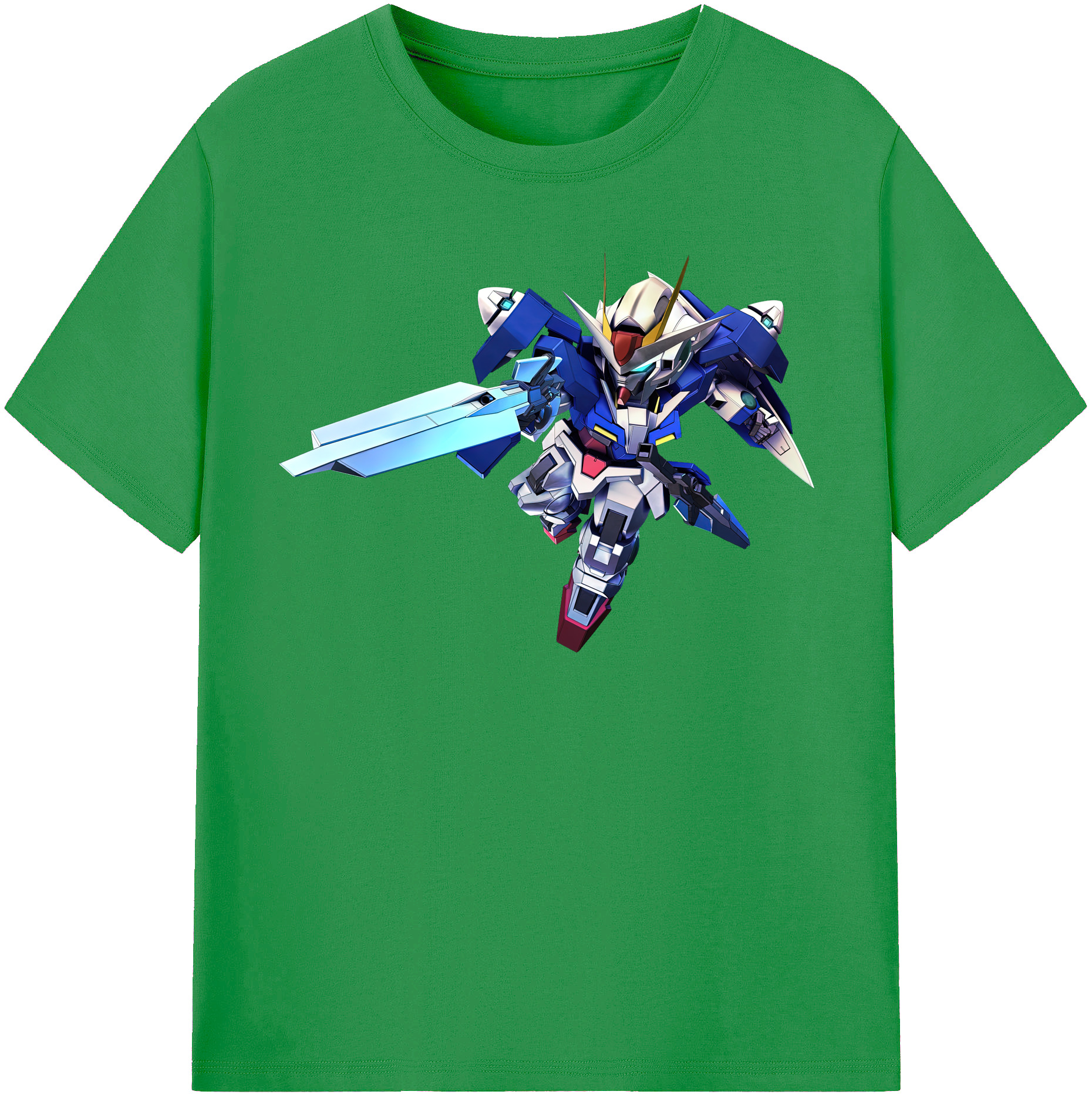 （画像用） 機動戦士ガンダム Mobile Suit Gundam レディースカジュアルプリントTシャツ（綿100％）
