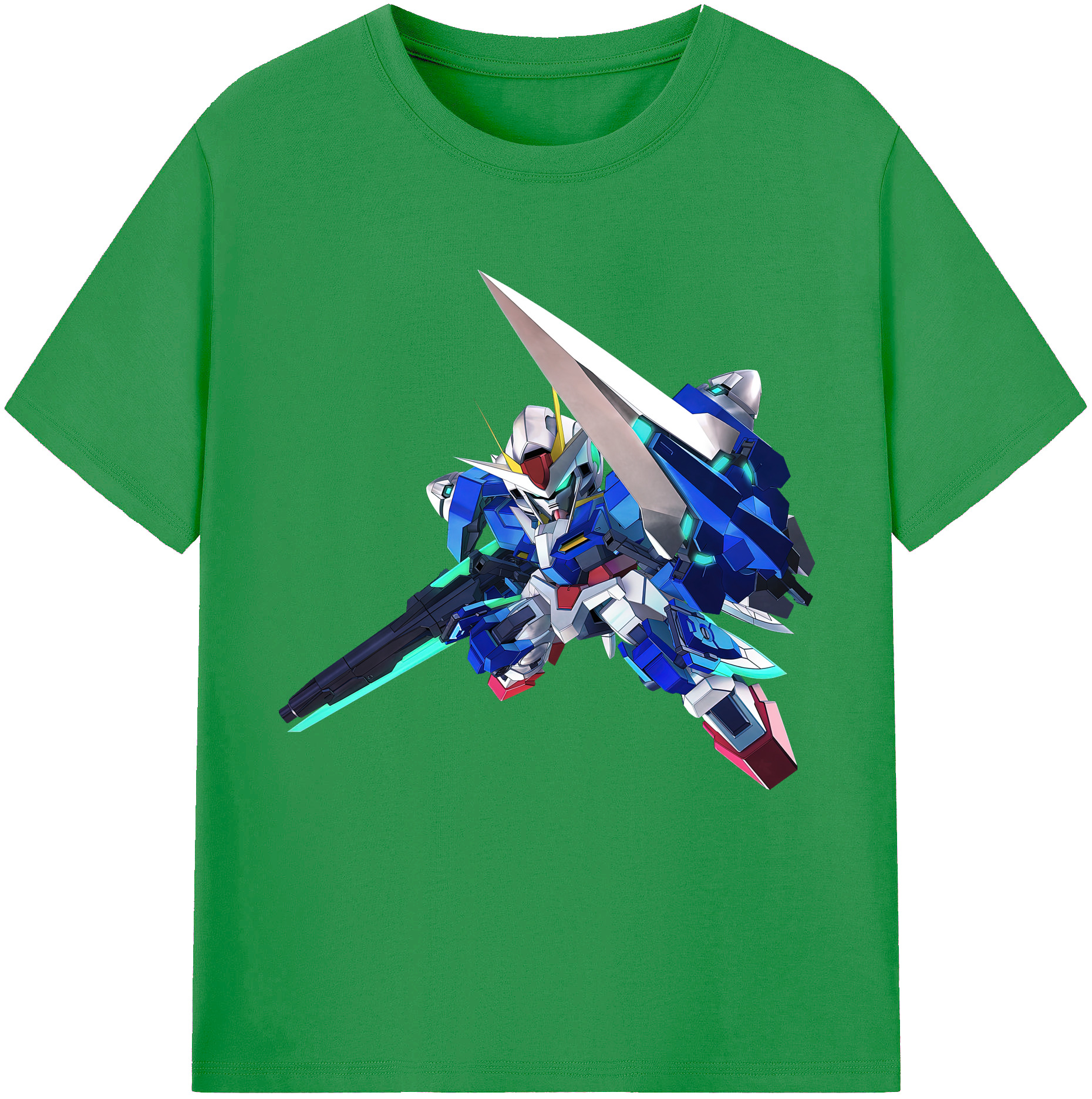 （画像用） 機動戦士ガンダム Mobile Suit Gundam レディースカジュアルプリントTシャツ（綿100％）