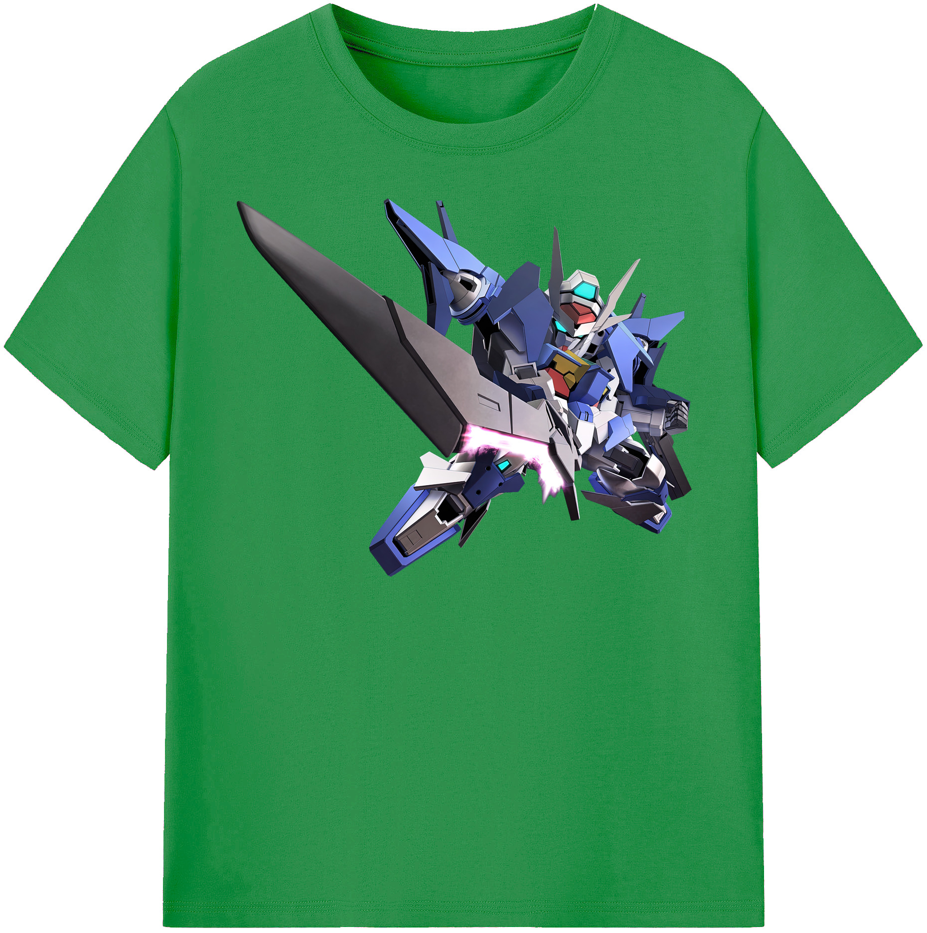 （画像用） 機動戦士ガンダム Mobile Suit Gundam レディースカジュアルプリントTシャツ（綿100％）
