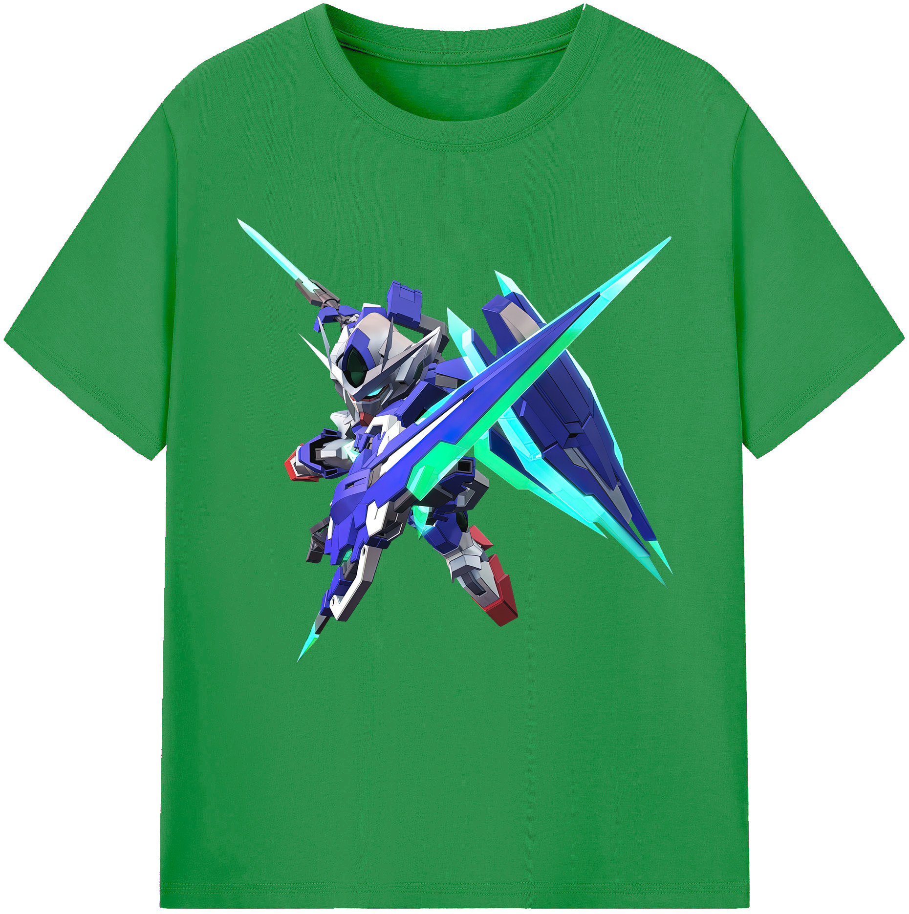（画像用） 機動戦士ガンダム Mobile Suit Gundam レディースカジュアルプリントTシャツ（綿100％）