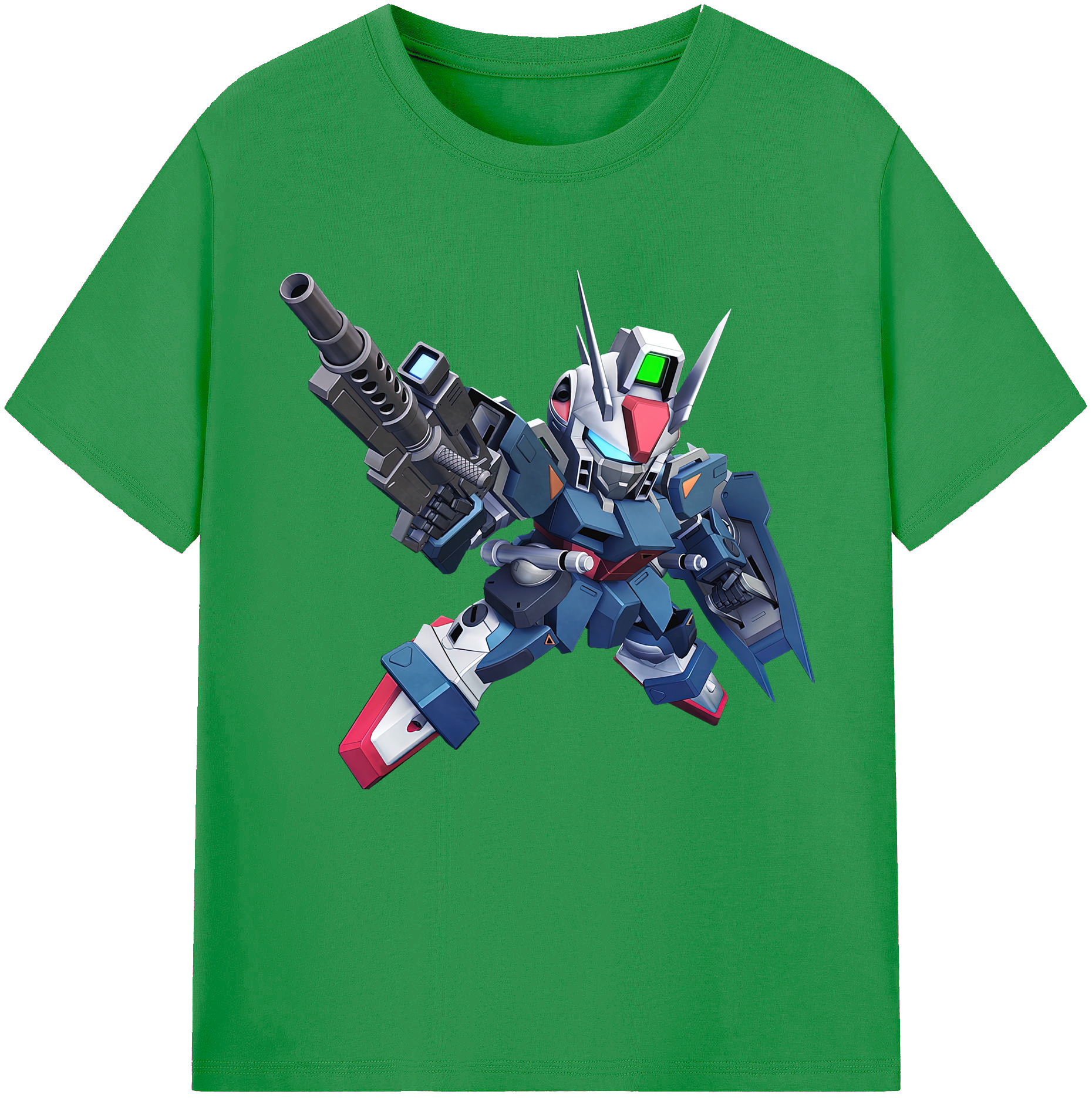 （画像用） 機動戦士ガンダム Mobile Suit Gundam レディースカジュアルプリントTシャツ（綿100％）