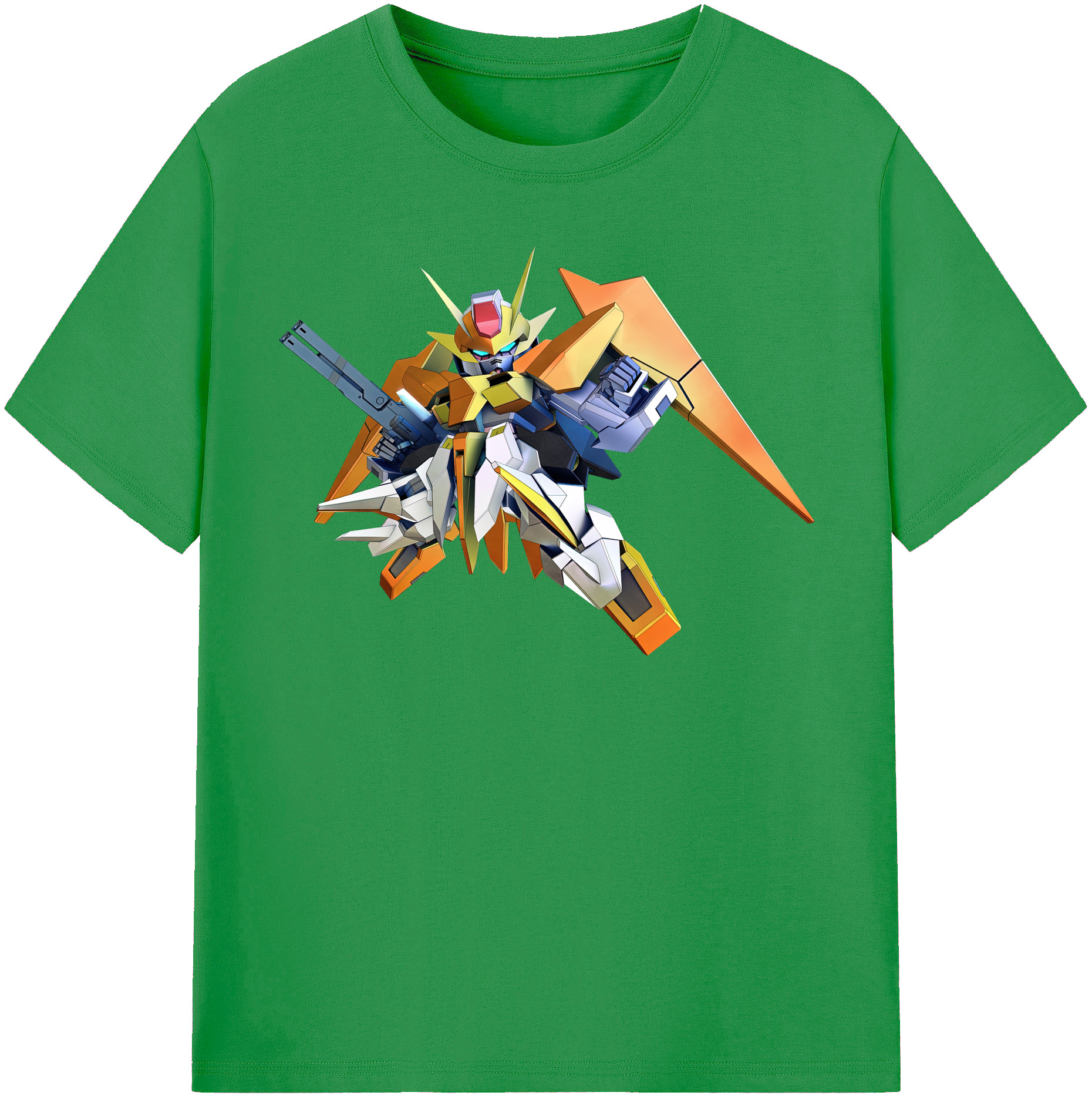 （画像用） 機動戦士ガンダム Mobile Suit Gundam レディースカジュアルプリントTシャツ（綿100％）