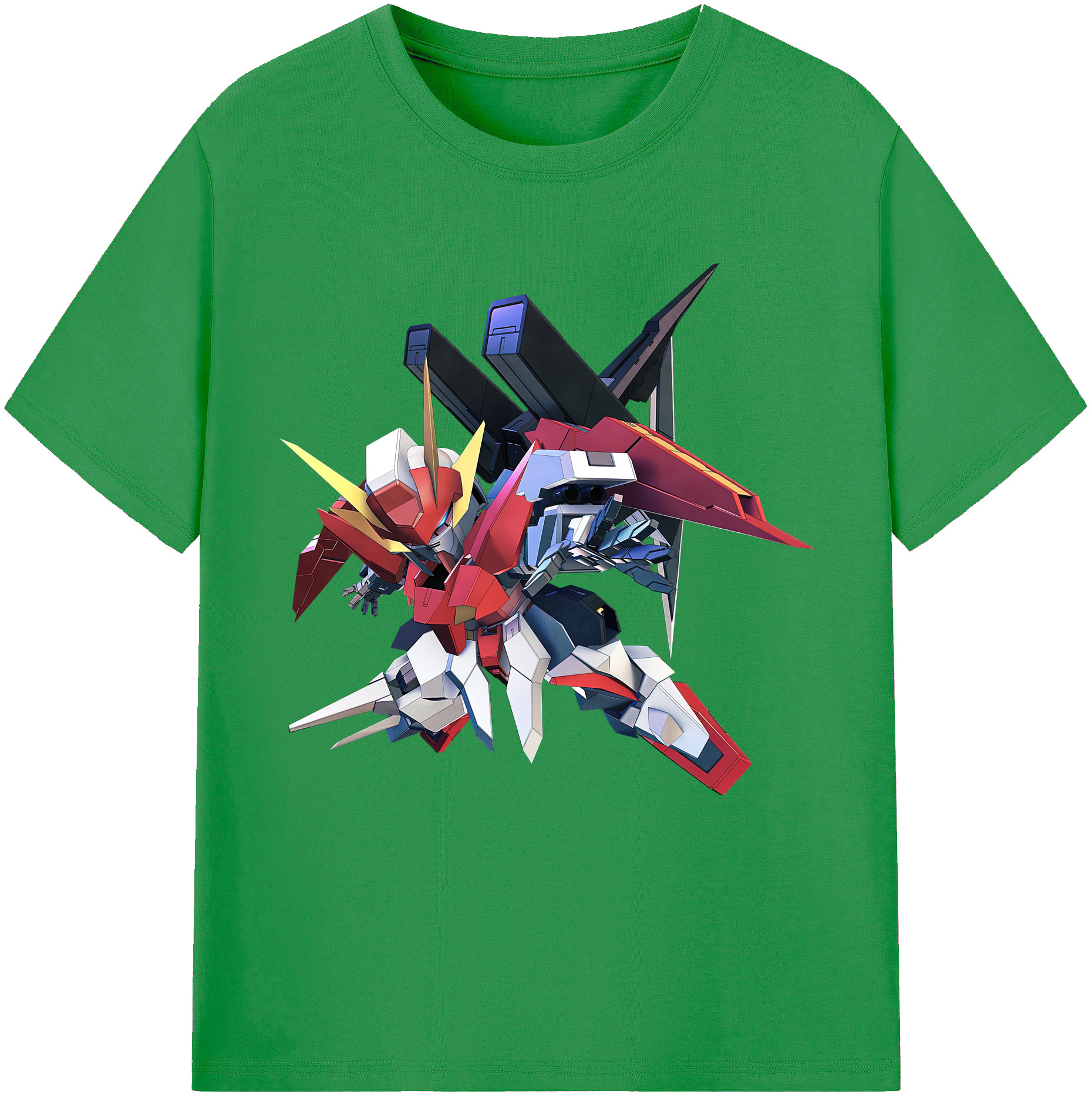 （画像用） 機動戦士ガンダム Mobile Suit Gundam レディースカジュアルプリントTシャツ（綿100％）