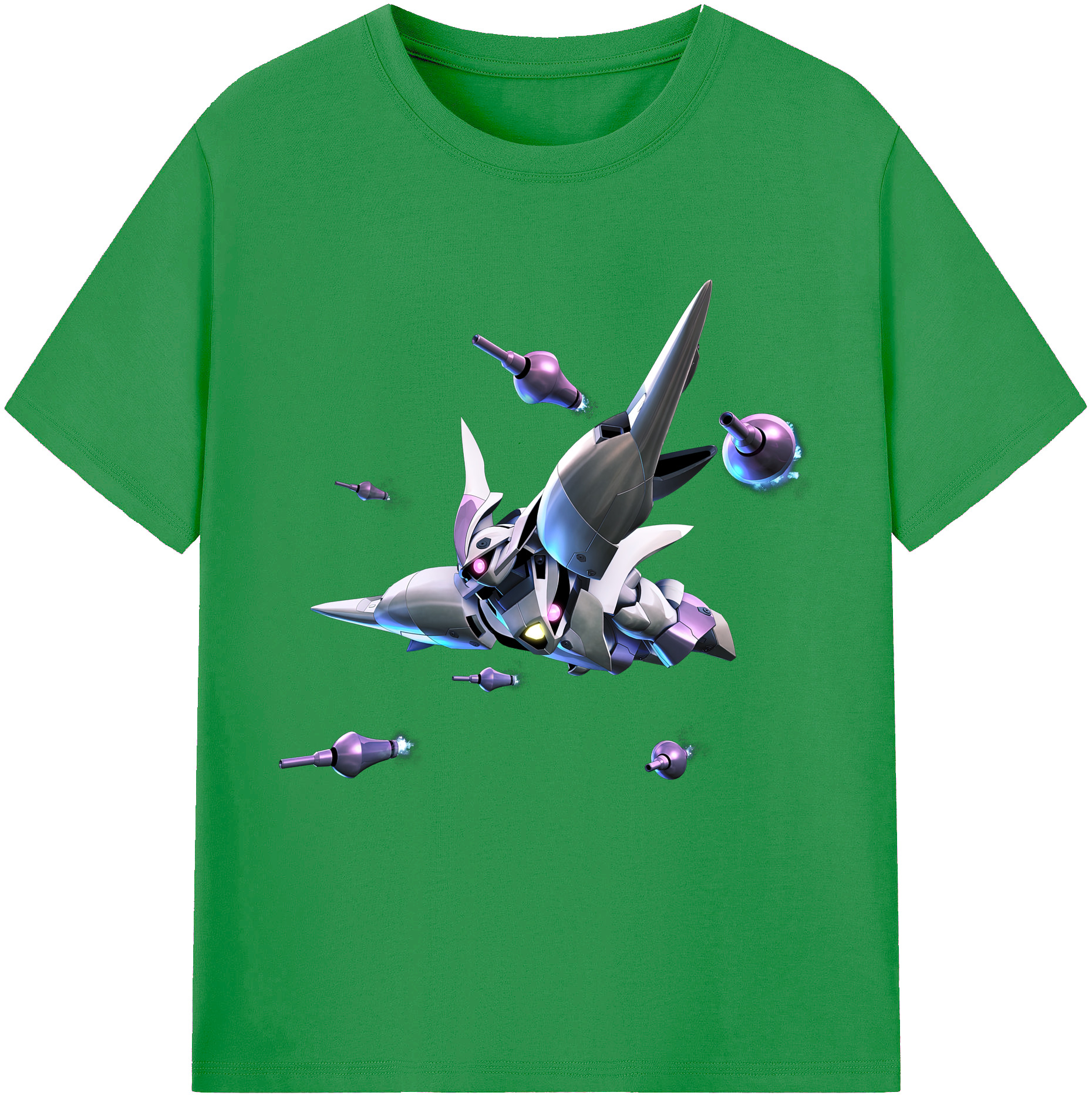（画像用） 機動戦士ガンダム Mobile Suit Gundam レディースカジュアルプリントTシャツ（綿100％）