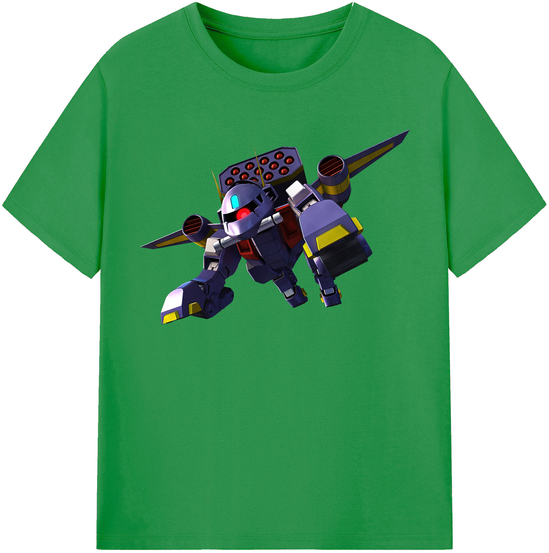 （画像用） 機動戦士ガンダム Mobile Suit Gundam レディースカジュアルプリントTシャツ（綿100％）