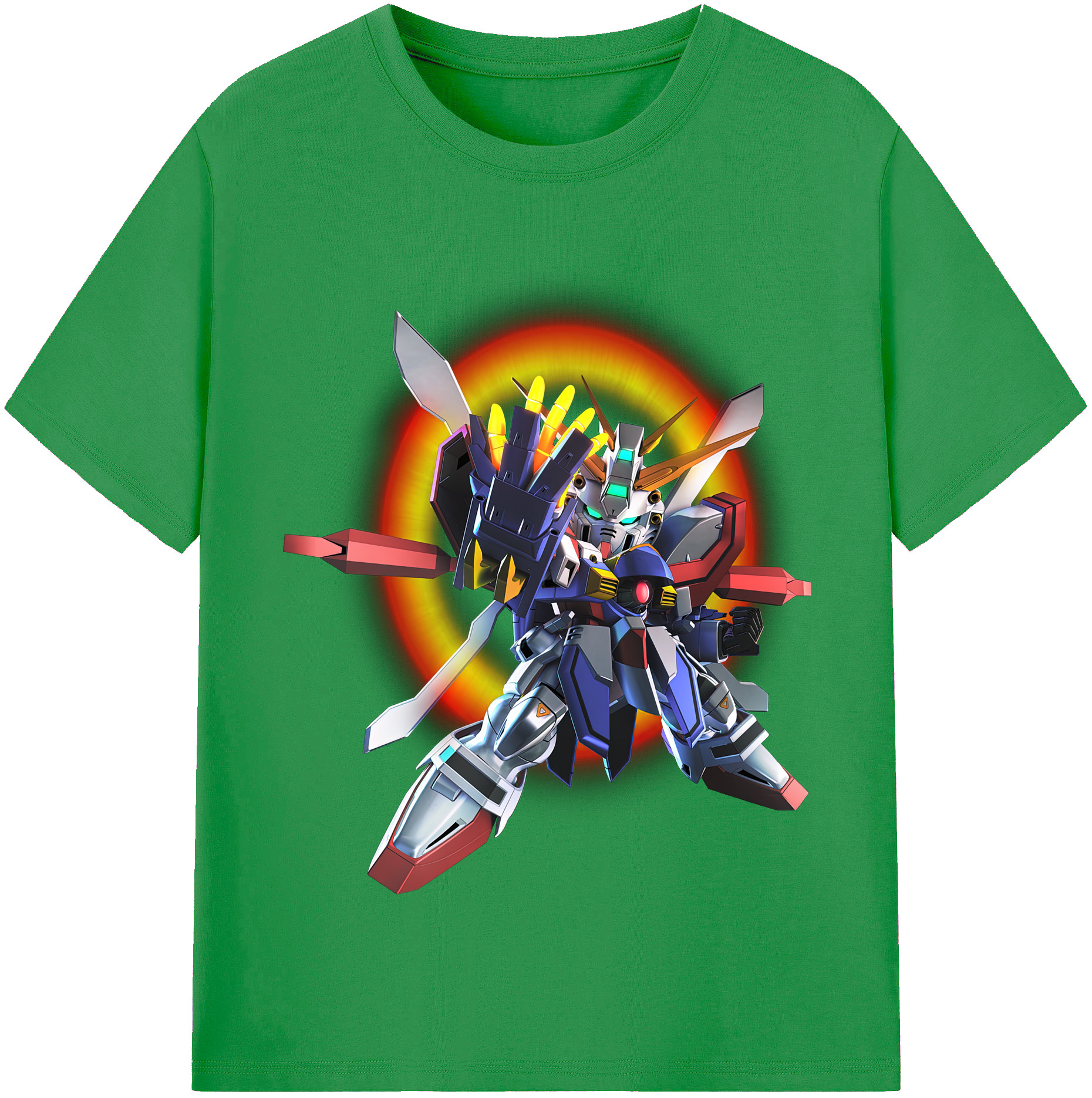 （画像用） 機動戦士ガンダム Mobile Suit Gundam レディースカジュアルプリントTシャツ（綿100％）