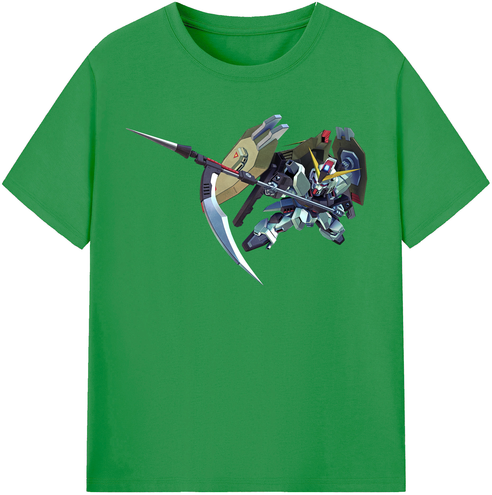 （画像用） 機動戦士ガンダム Mobile Suit Gundam レディースカジュアルプリントTシャツ（綿100％）