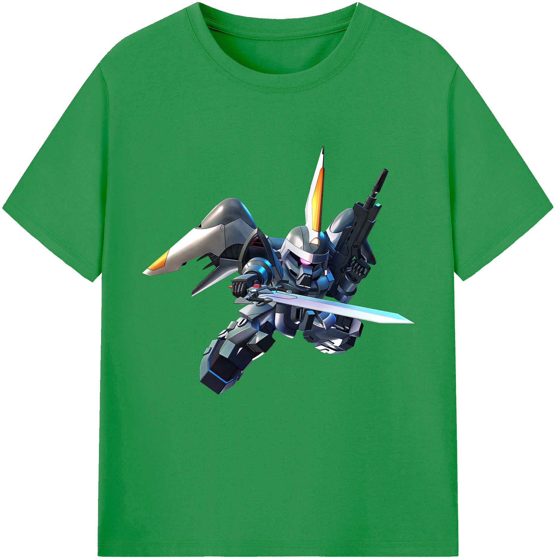 （画像用） 機動戦士ガンダム Mobile Suit Gundam レディースカジュアルプリントTシャツ（綿100％）
