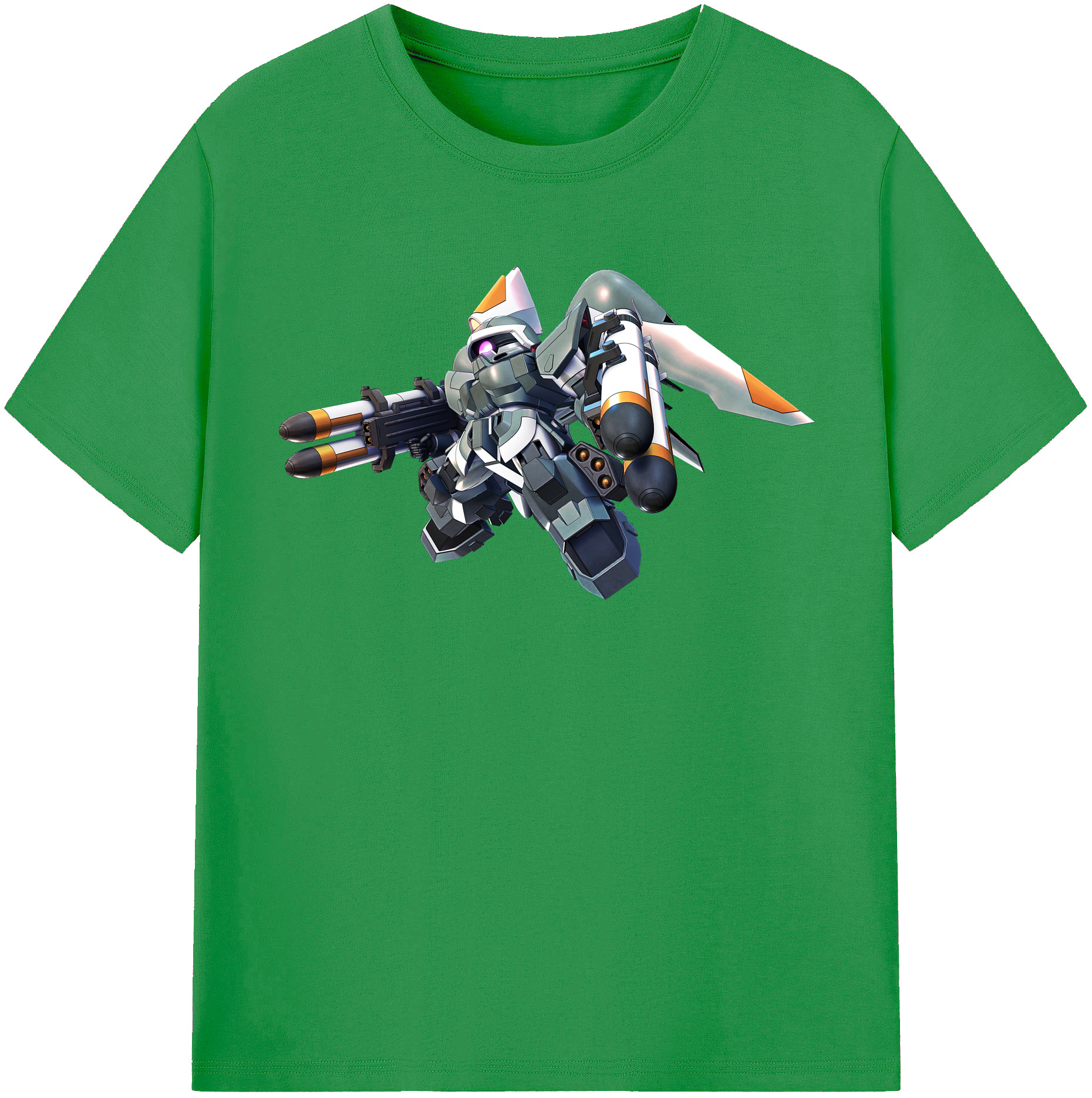 （画像用） 機動戦士ガンダム Mobile Suit Gundam レディースカジュアルプリントTシャツ（綿100％）
