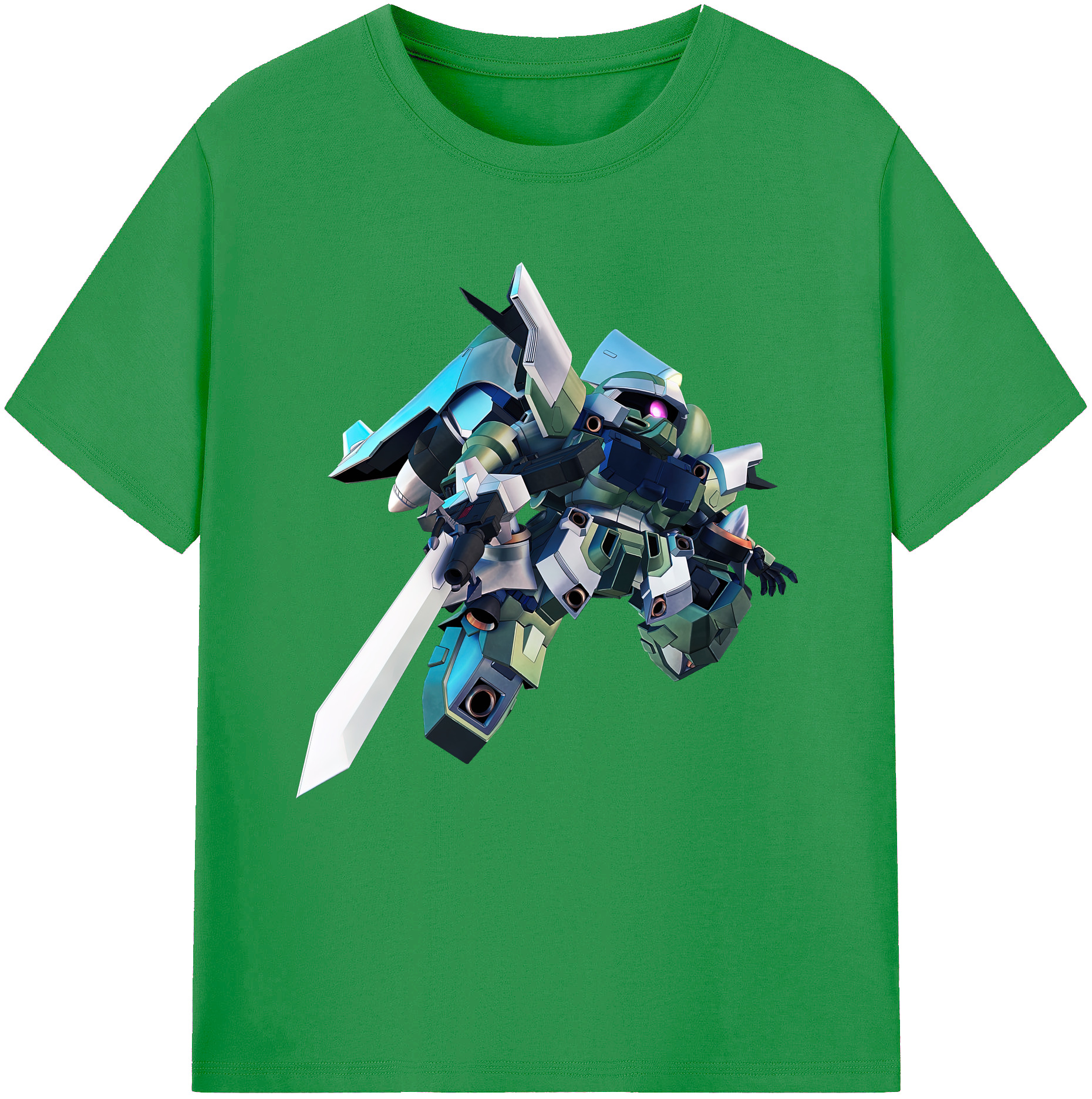 （画像用） 機動戦士ガンダム Mobile Suit Gundam レディースカジュアルプリントTシャツ（綿100％）