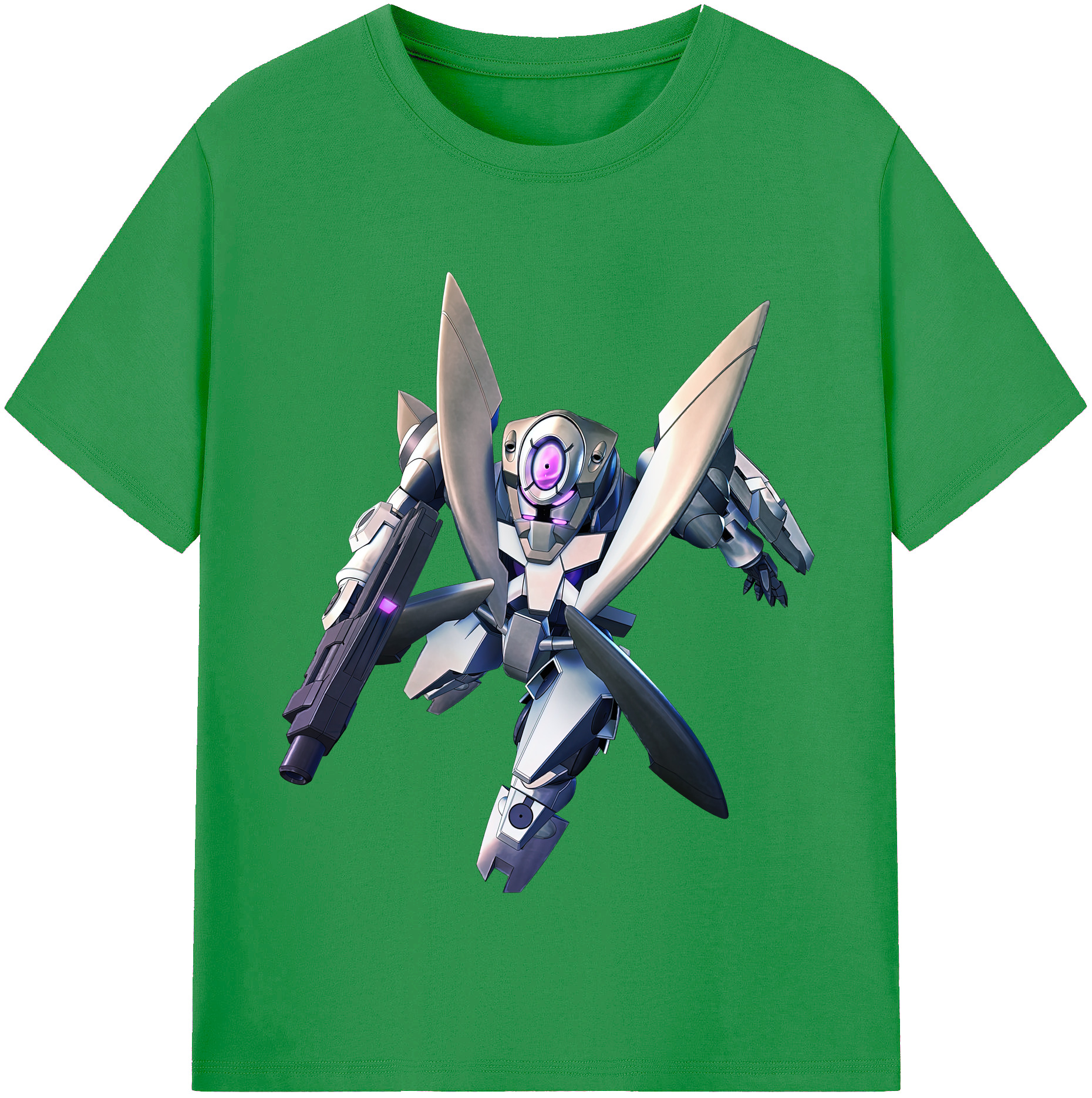 （画像用） 機動戦士ガンダム Mobile Suit Gundam レディースカジュアルプリントTシャツ（綿100％）