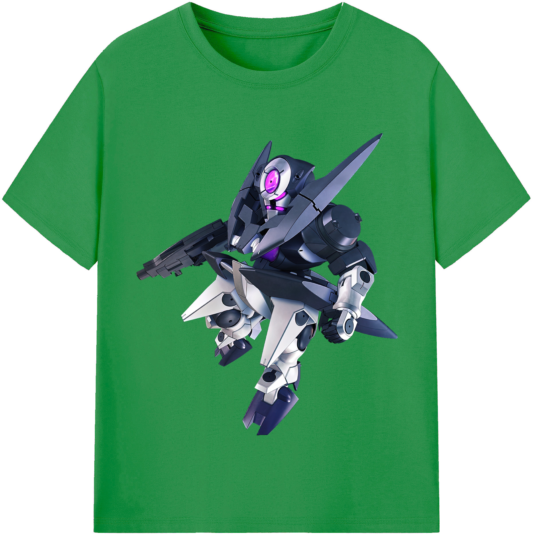 （画像用） 機動戦士ガンダム Mobile Suit Gundam レディースカジュアルプリントTシャツ（綿100％）