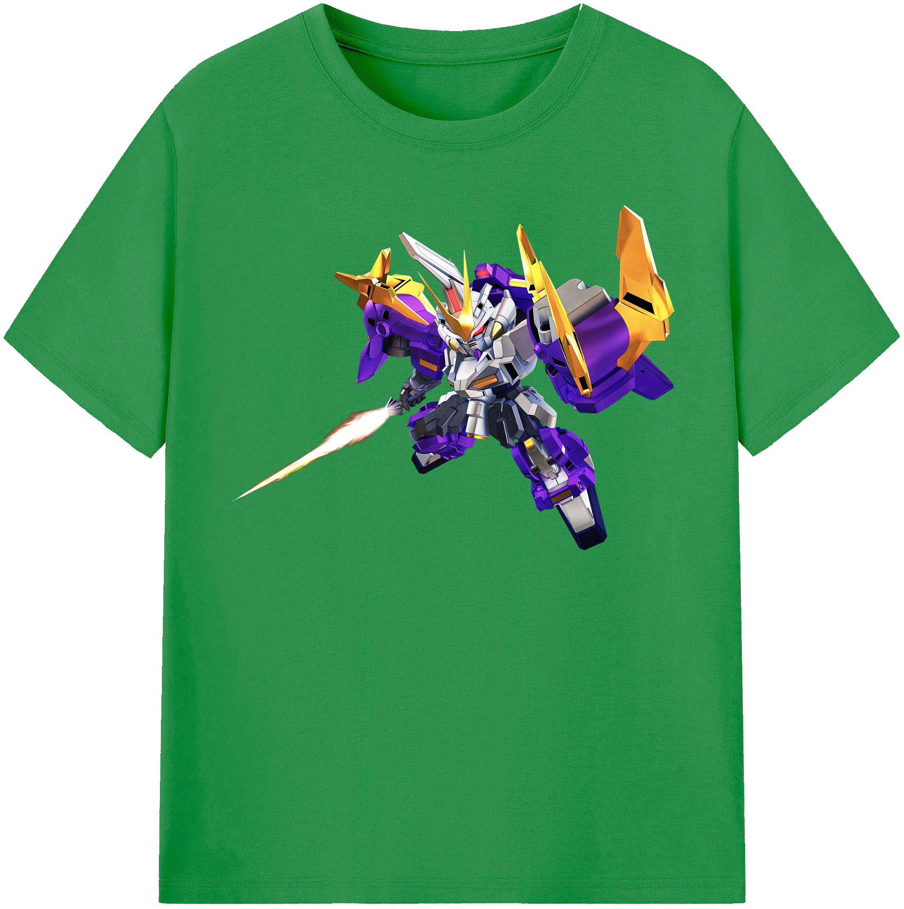 （画像用） 機動戦士ガンダム Mobile Suit Gundam レディースカジュアルプリントTシャツ（綿100％）