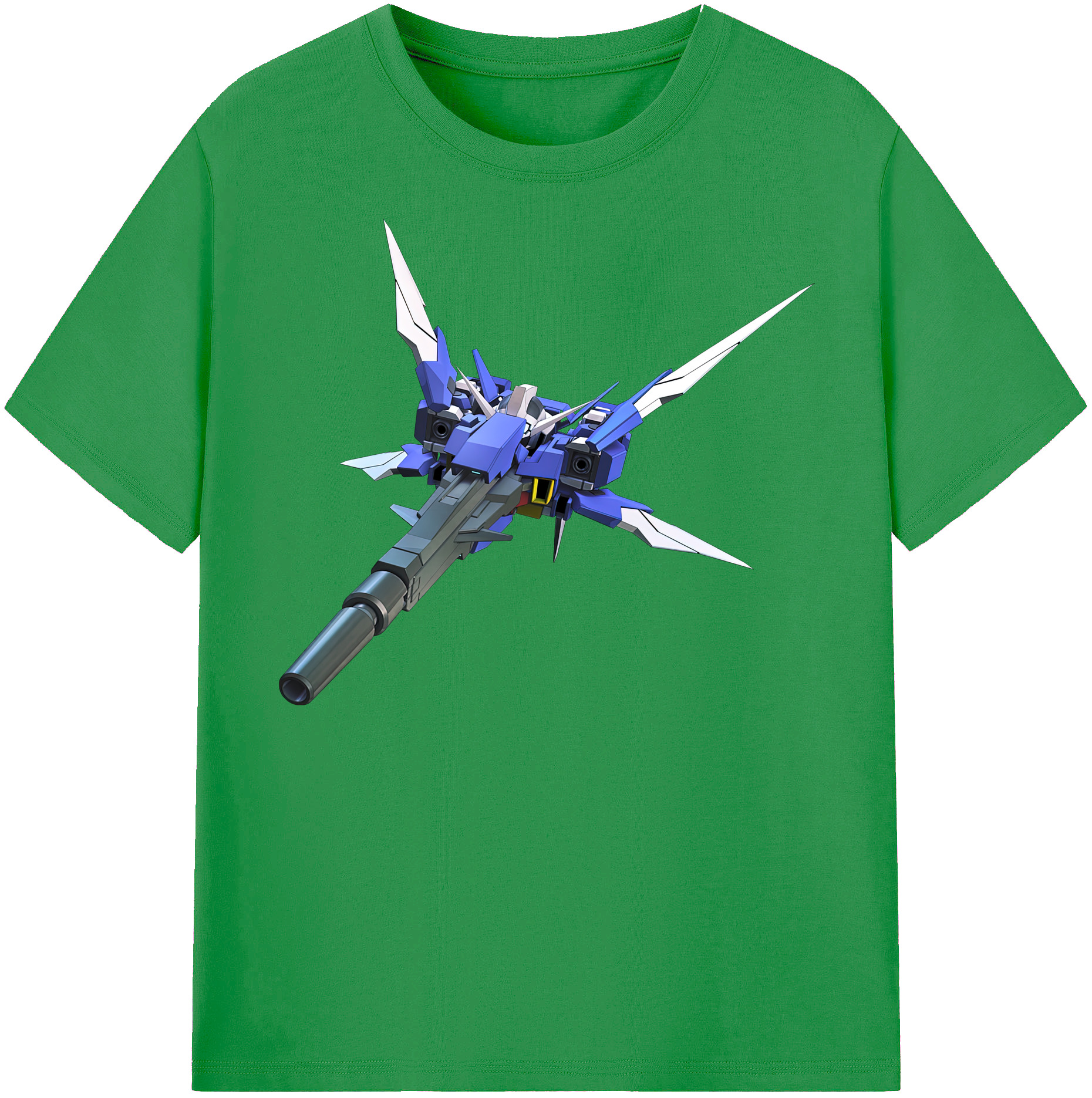 （画像用） 機動戦士ガンダム Mobile Suit Gundam レディースカジュアルプリントTシャツ（綿100％）
