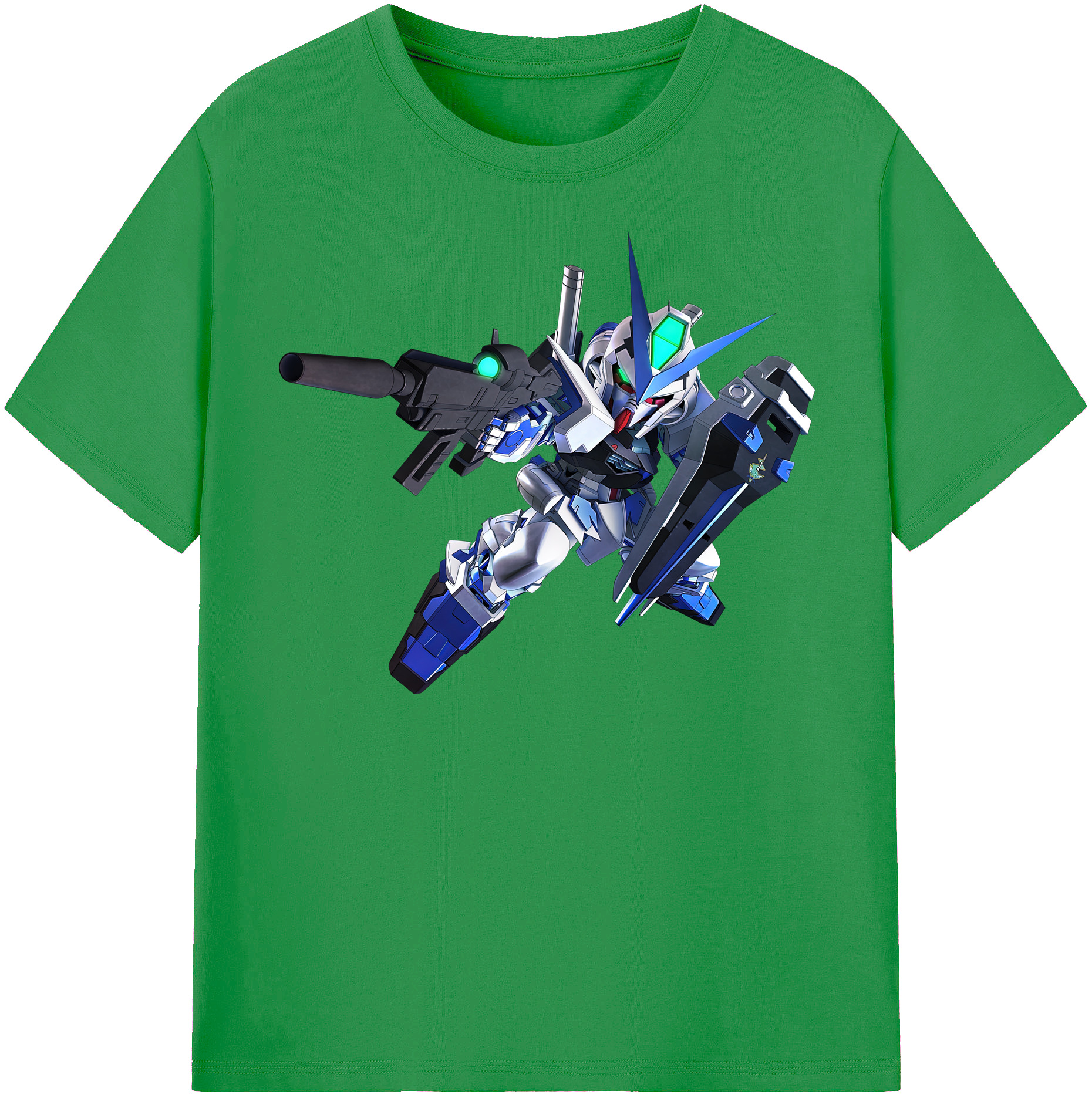 （画像用） 機動戦士ガンダム Mobile Suit Gundam レディースカジュアルプリントTシャツ（綿100％）