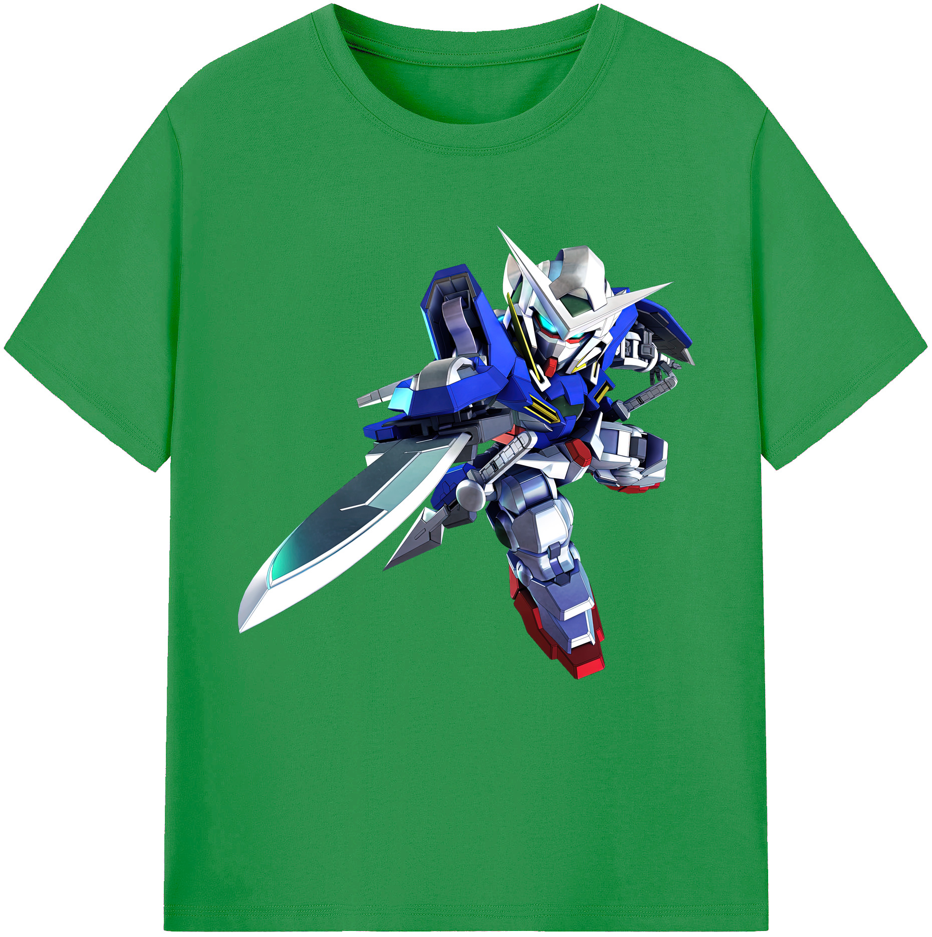 （画像用） 機動戦士ガンダム Mobile Suit Gundam レディースカジュアルプリントTシャツ（綿100％）