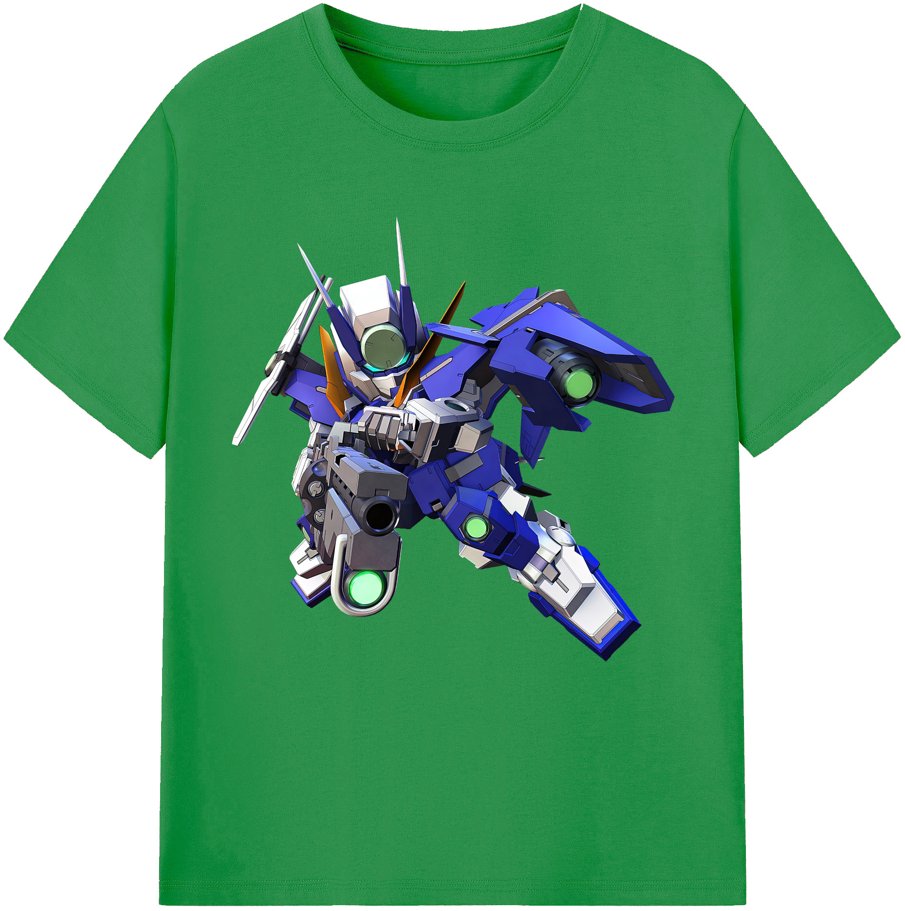 （画像用） 機動戦士ガンダム Mobile Suit Gundam レディースカジュアルプリントTシャツ（綿100％）