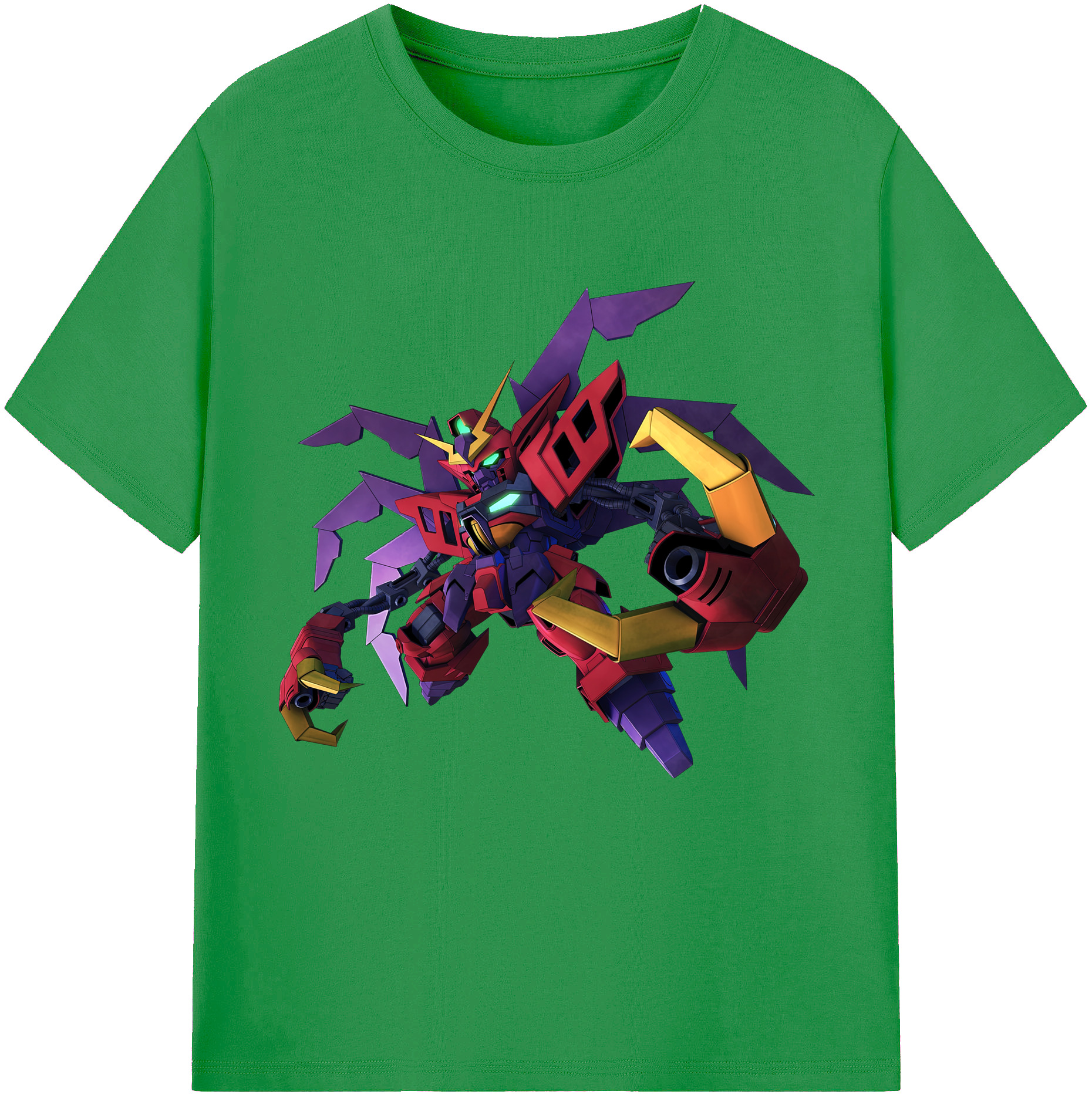（画像用） 機動戦士ガンダム Mobile Suit Gundam レディースカジュアルプリントTシャツ（綿100％）