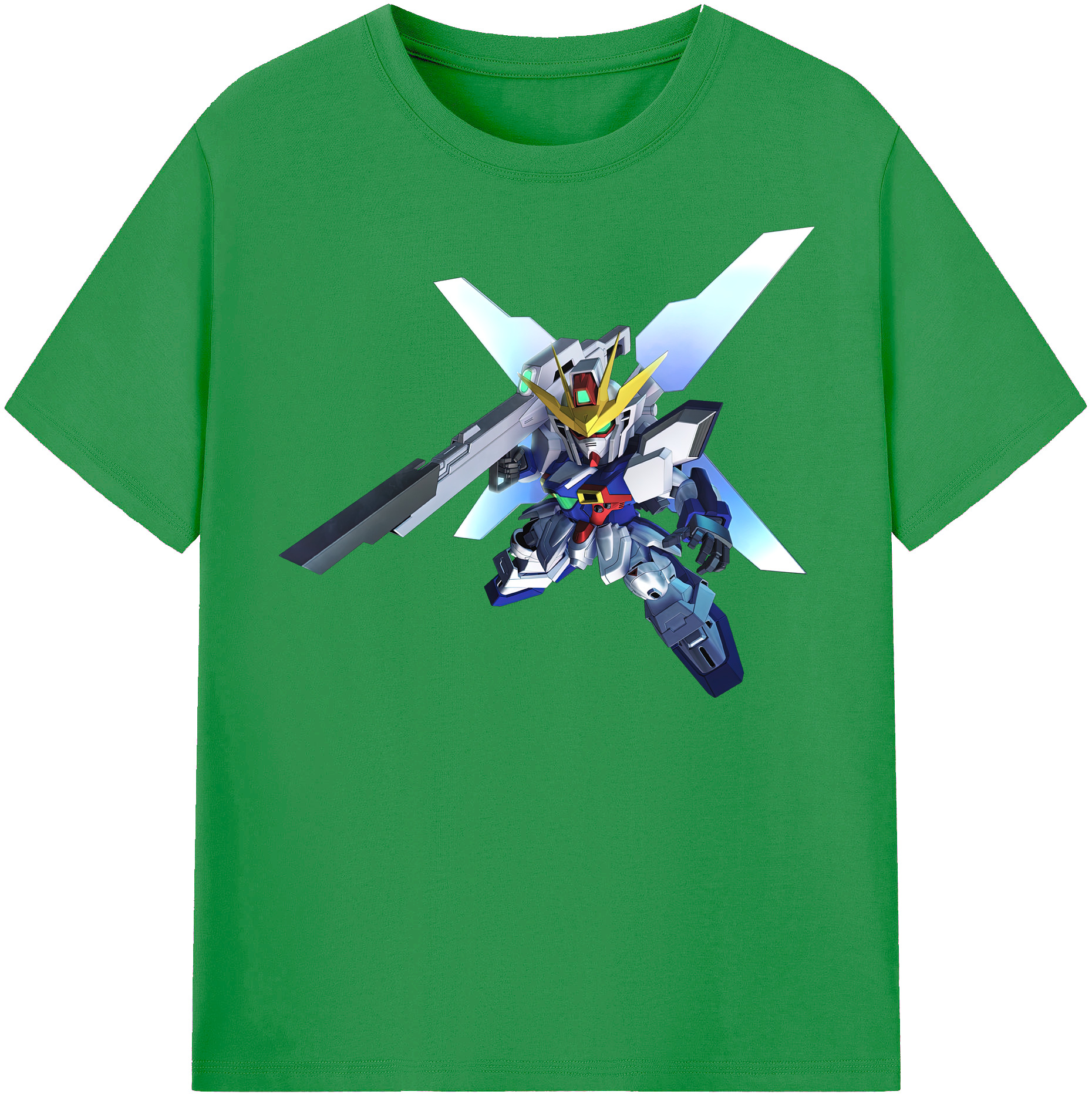 （画像用） 機動戦士ガンダム Mobile Suit Gundam レディースカジュアルプリントTシャツ（綿100％）