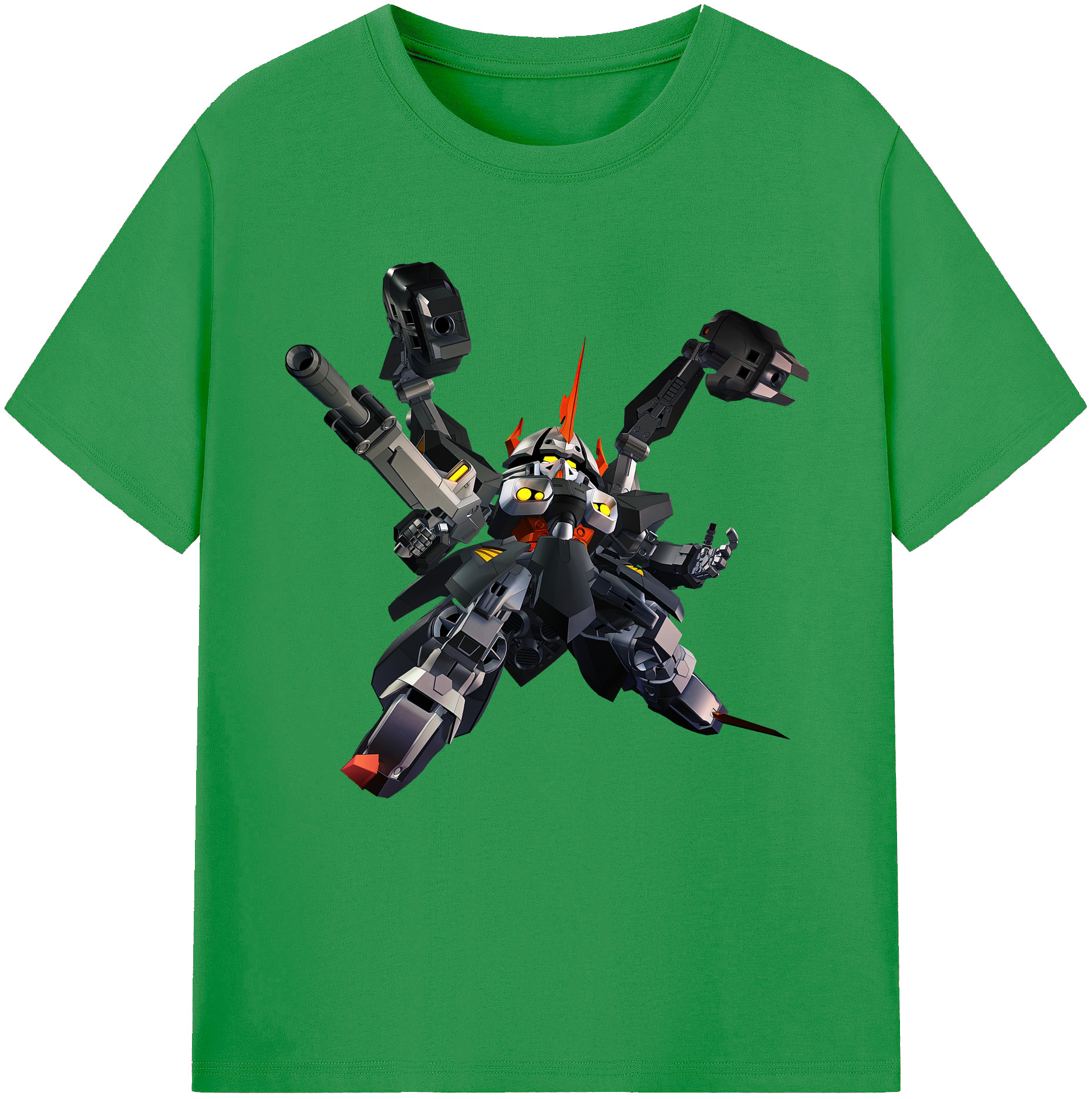 （画像用） 機動戦士ガンダム Mobile Suit Gundam レディースカジュアルプリントTシャツ（綿100％）