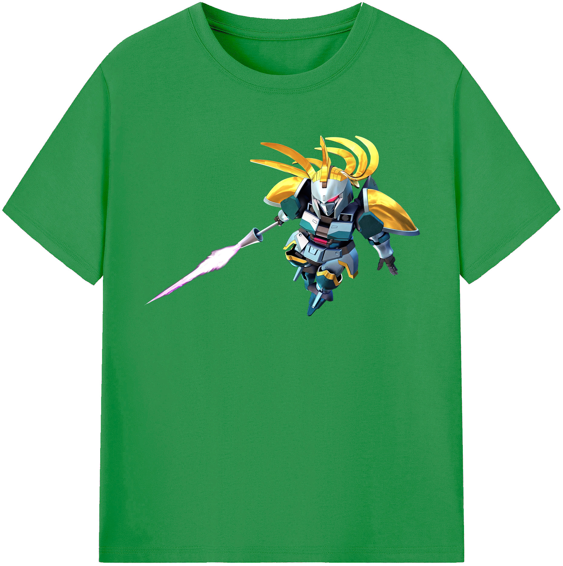 （画像用） 機動戦士ガンダム Mobile Suit Gundam レディースカジュアルプリントTシャツ（綿100％）