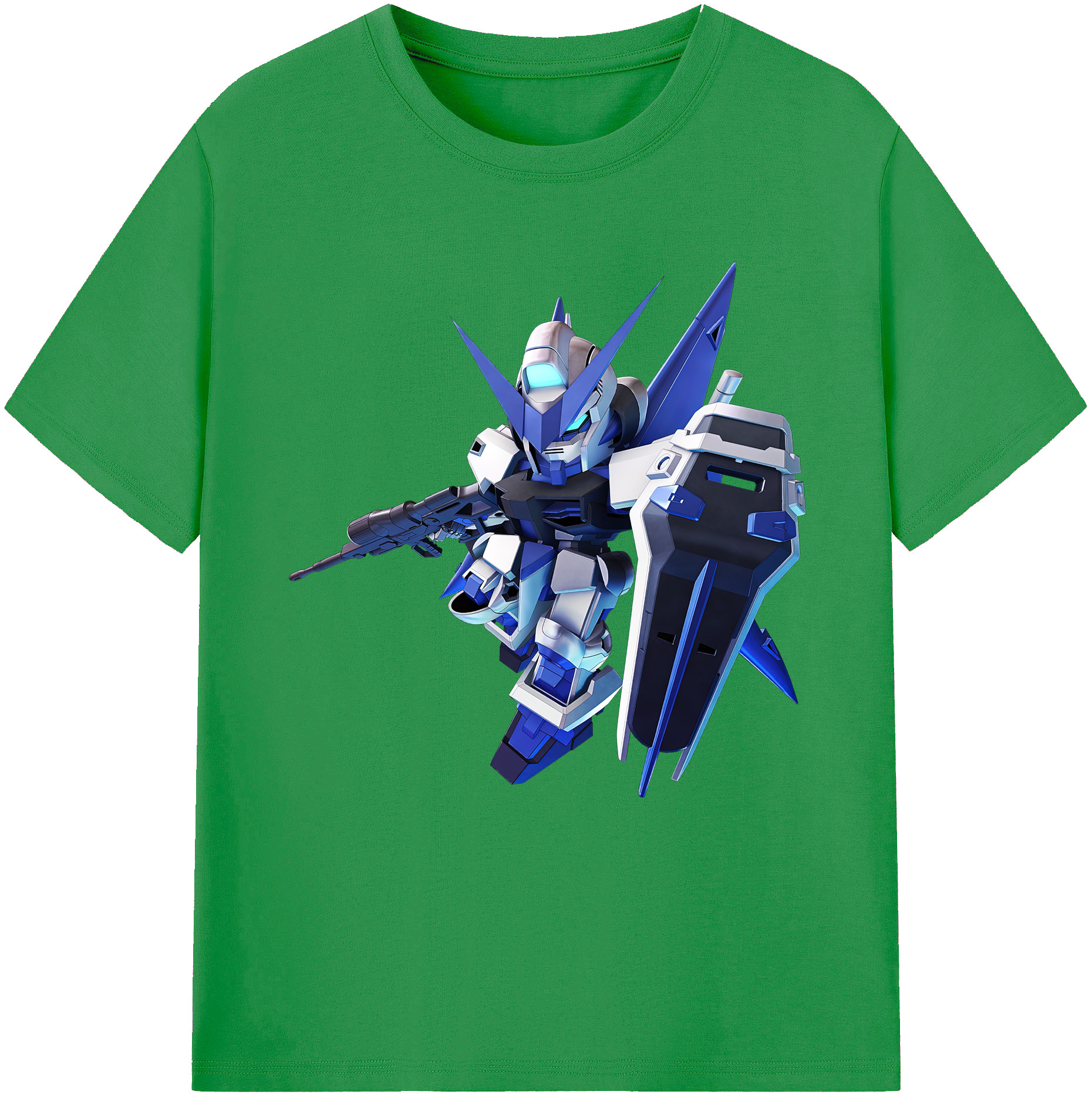 （画像用） 機動戦士ガンダム Mobile Suit Gundam レディースカジュアルプリントTシャツ（綿100％）