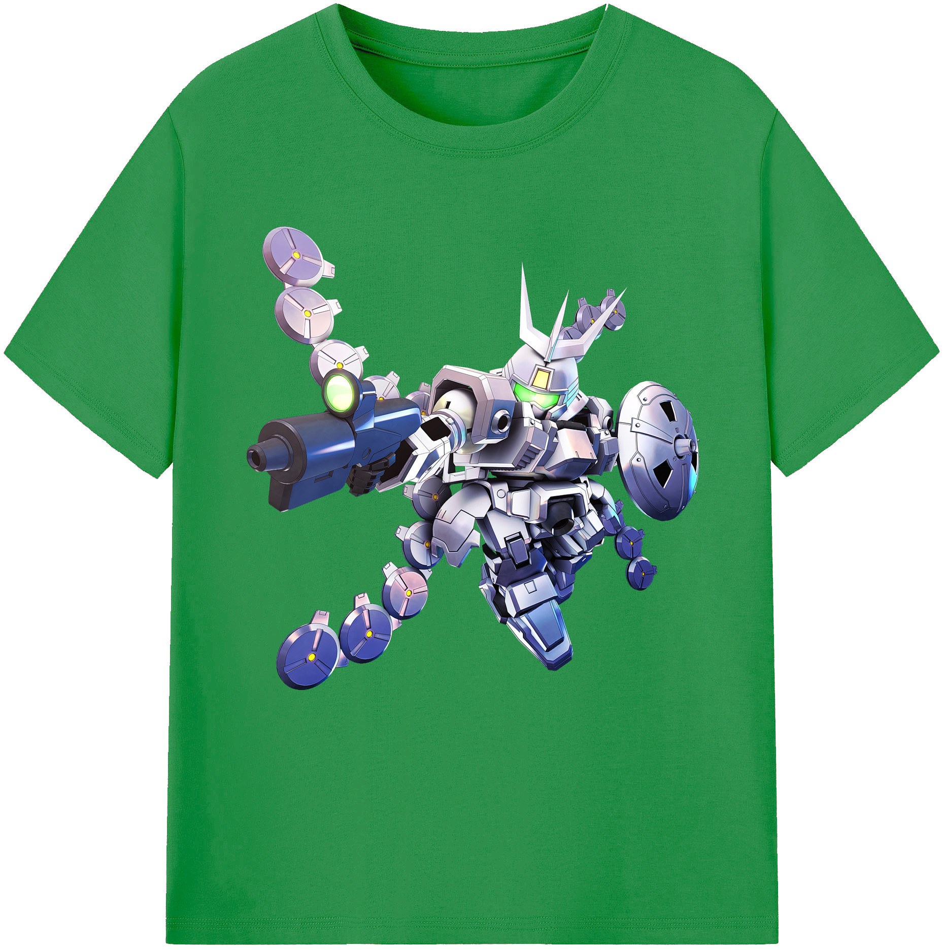 （画像用） 機動戦士ガンダム Mobile Suit Gundam レディースカジュアルプリントTシャツ（綿100％）