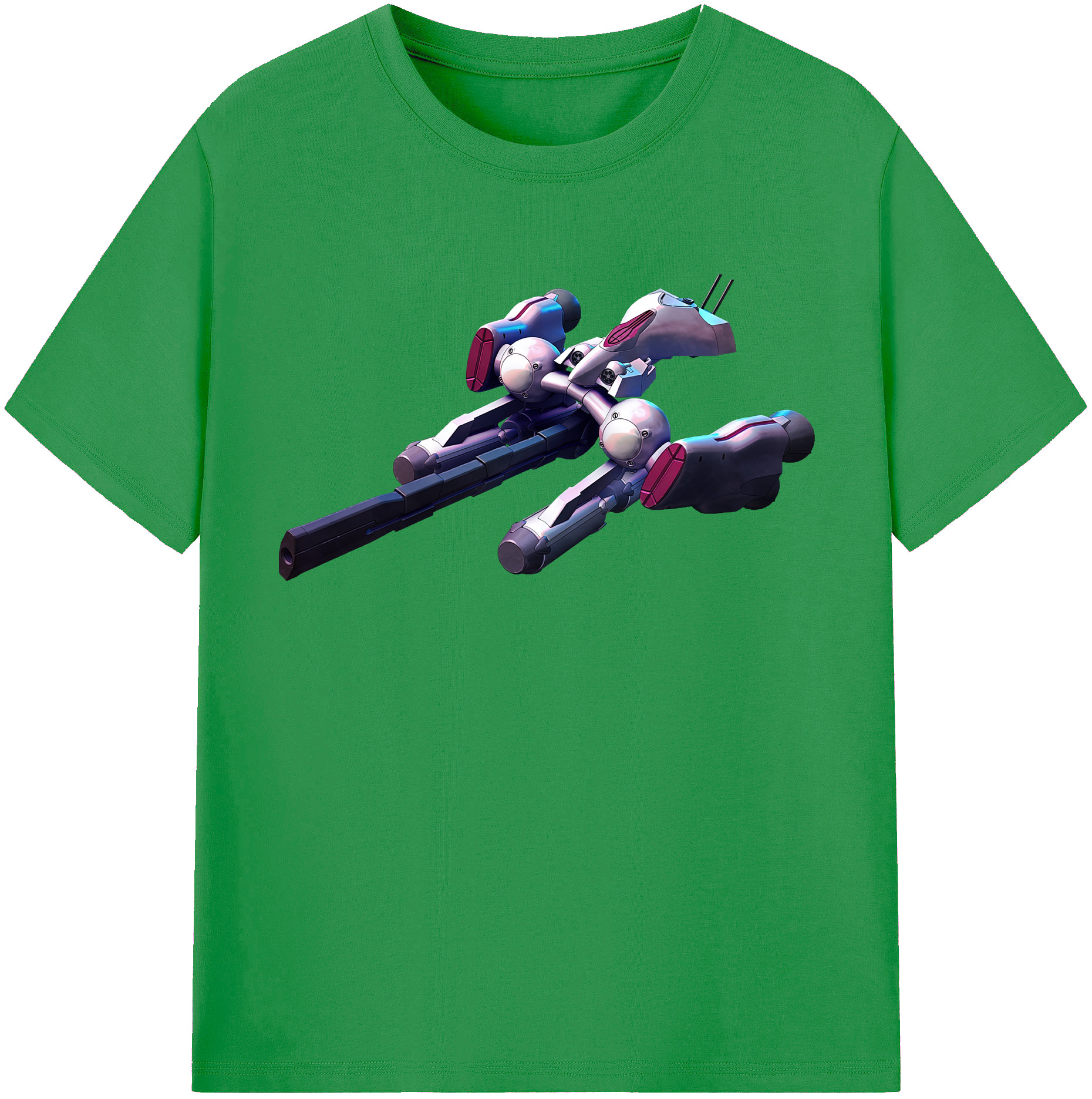 （画像用） 機動戦士ガンダム Mobile Suit Gundam レディースカジュアルプリントTシャツ（綿100％）