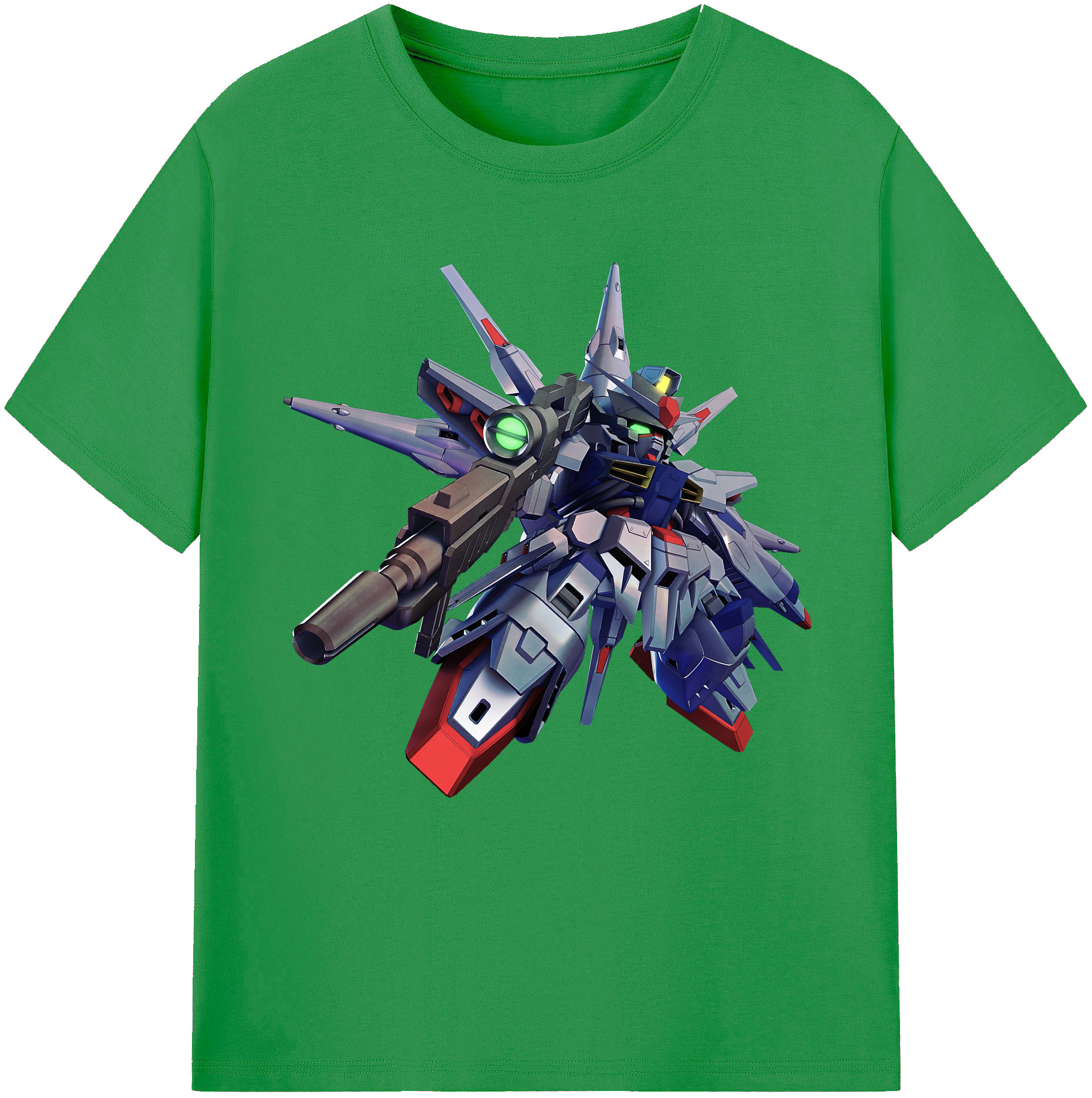 （画像用） 機動戦士ガンダム Mobile Suit Gundam レディースカジュアルプリントTシャツ（綿100％）