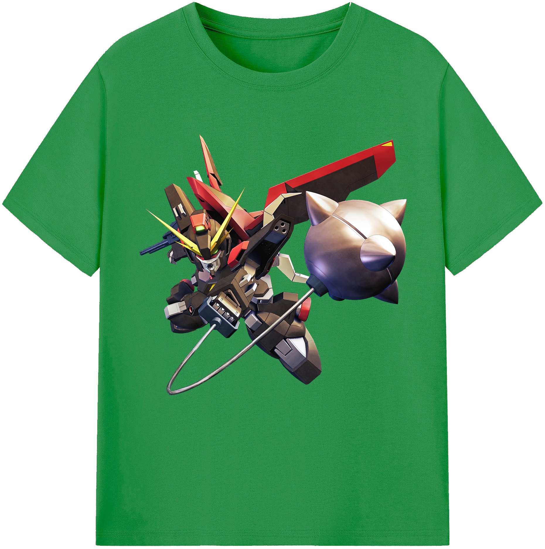 （画像用） 機動戦士ガンダム Mobile Suit Gundam レディースカジュアルプリントTシャツ（綿100％）
