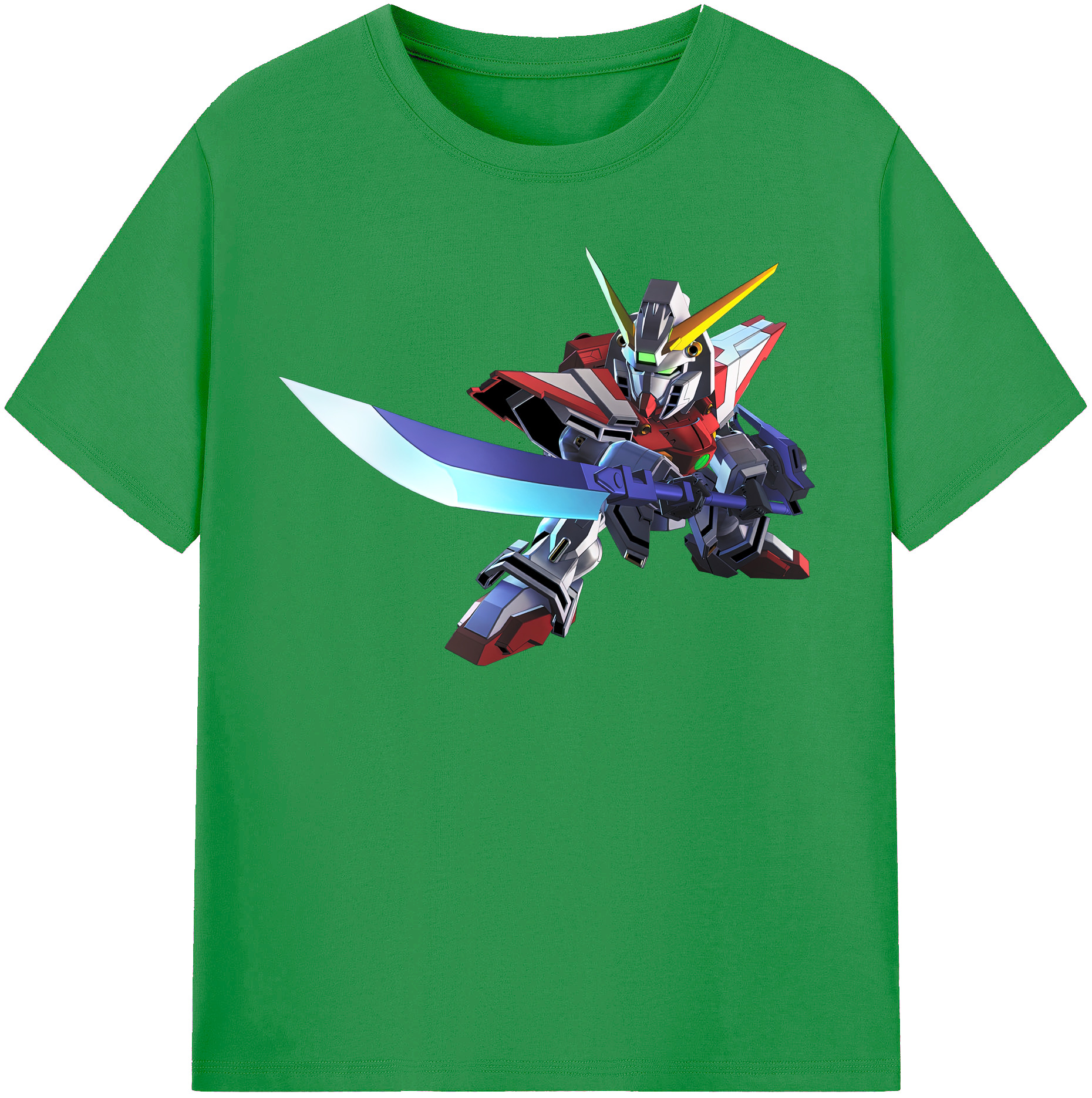 （画像用） 機動戦士ガンダム Mobile Suit Gundam レディースカジュアルプリントTシャツ（綿100％）