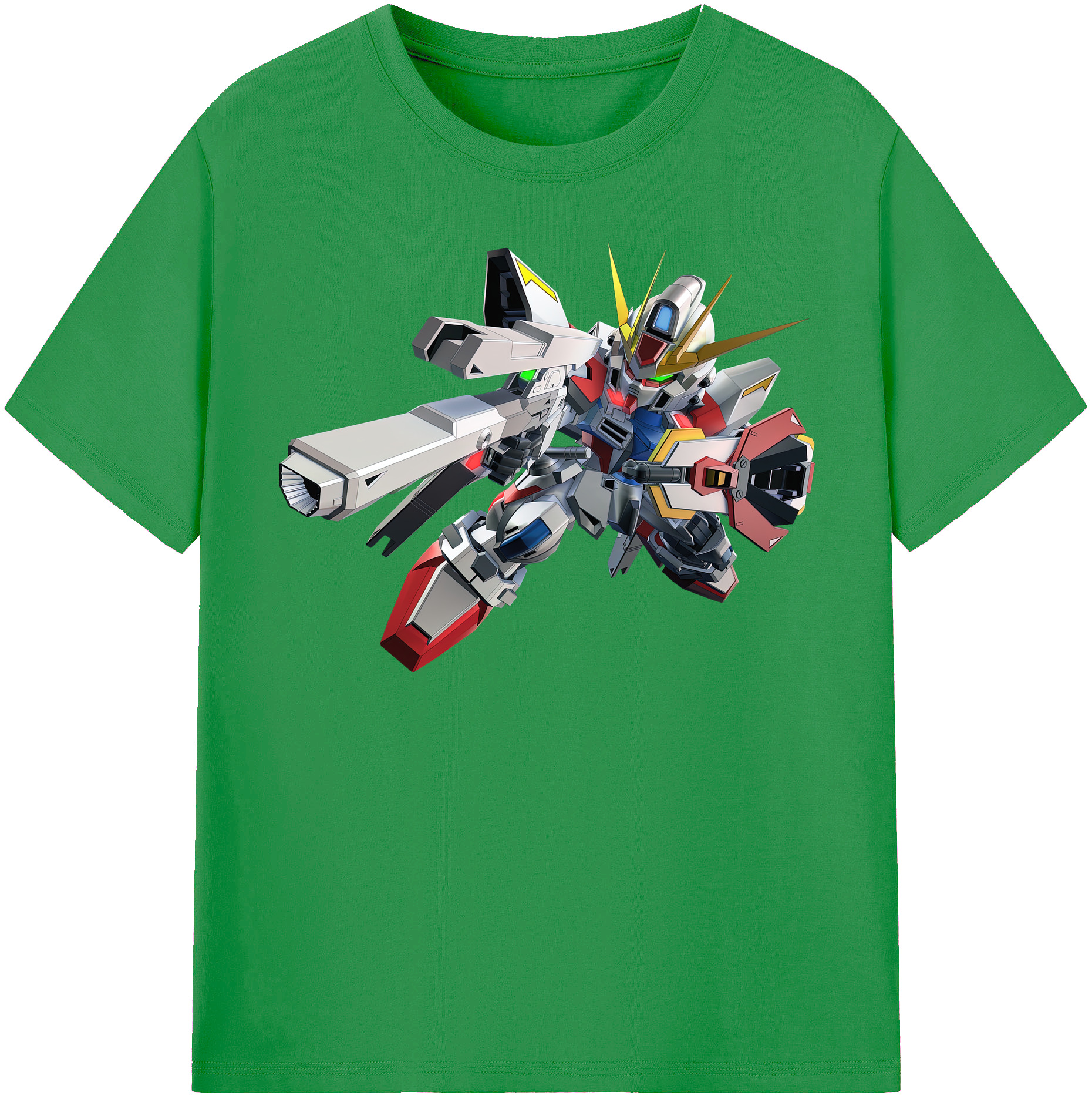 （画像用） 機動戦士ガンダム Mobile Suit Gundam レディースカジュアルプリントTシャツ（綿100％）