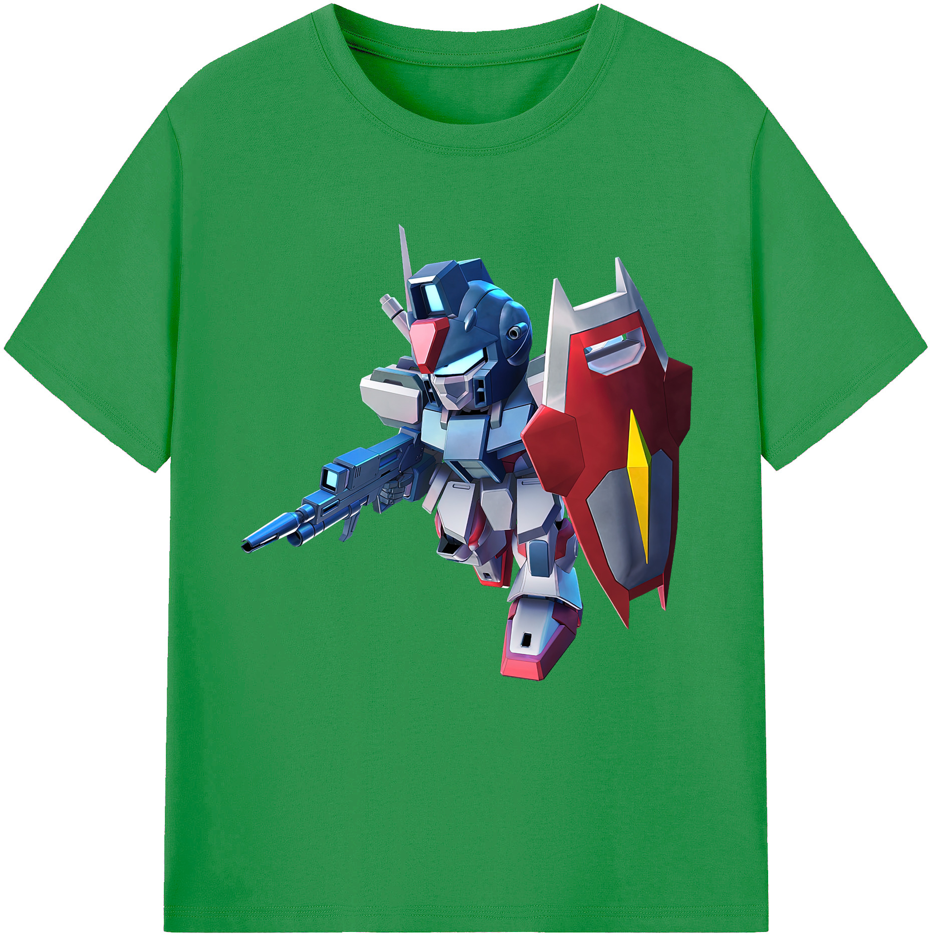 （画像用） 機動戦士ガンダム Mobile Suit Gundam レディースカジュアルプリントTシャツ（綿100％）