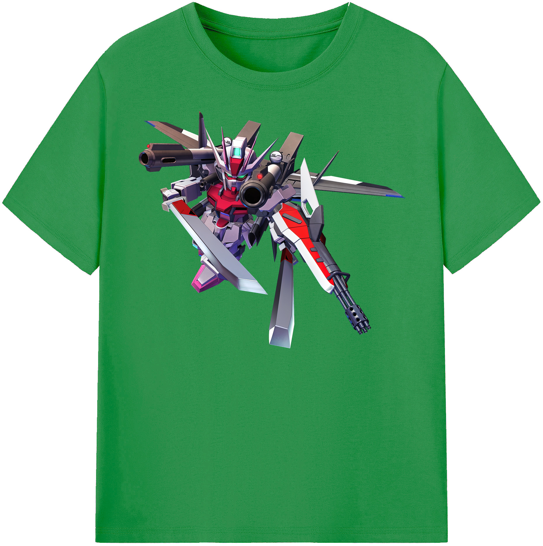 （画像用） 機動戦士ガンダム Mobile Suit Gundam レディースカジュアルプリントTシャツ（綿100％）