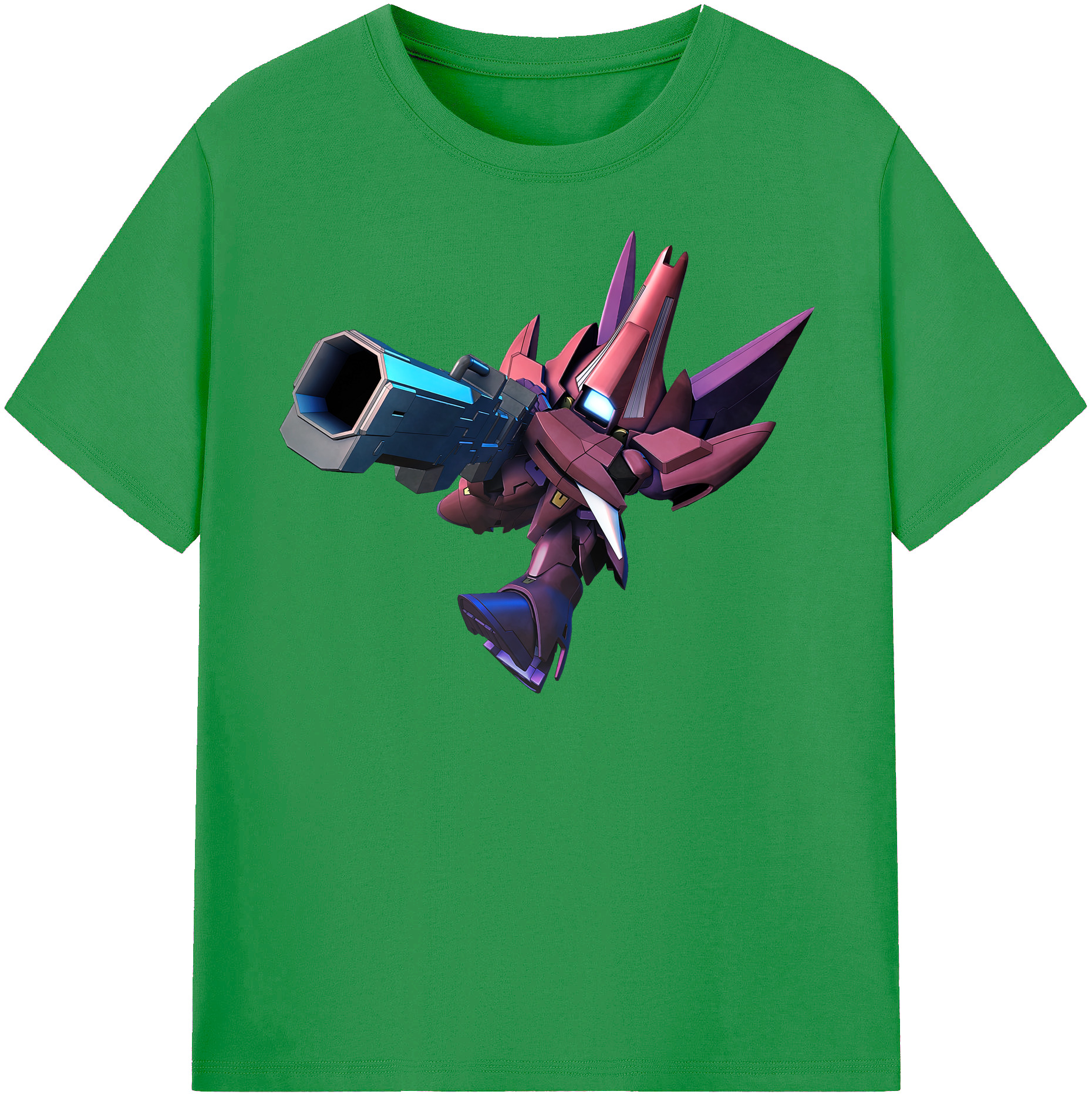 （画像用） 機動戦士ガンダム Mobile Suit Gundam レディースカジュアルプリントTシャツ（綿100％）