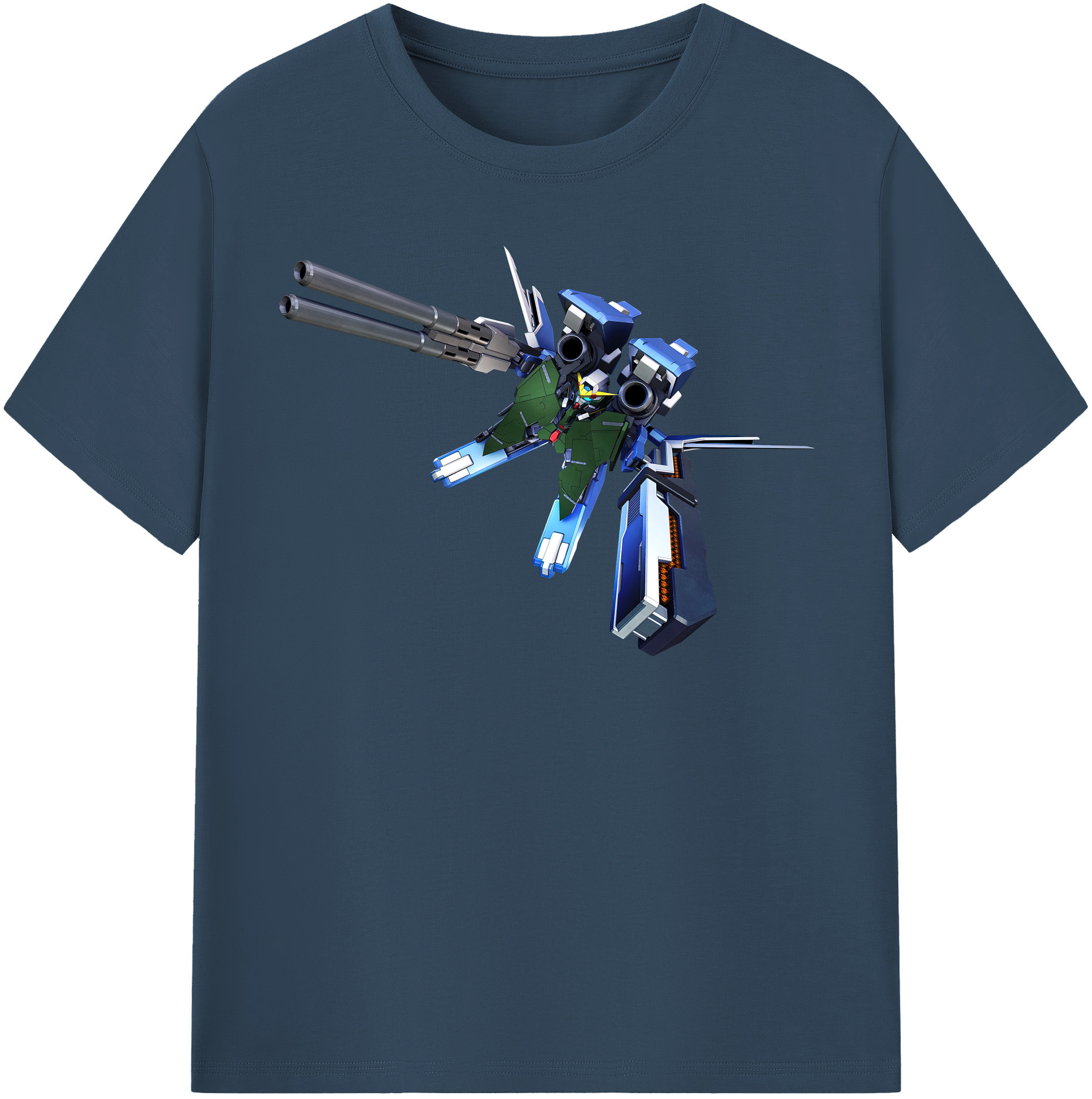 （画像用） 機動戦士ガンダム Mobile Suit Gundam レディースカジュアルプリントTシャツ（綿100％）