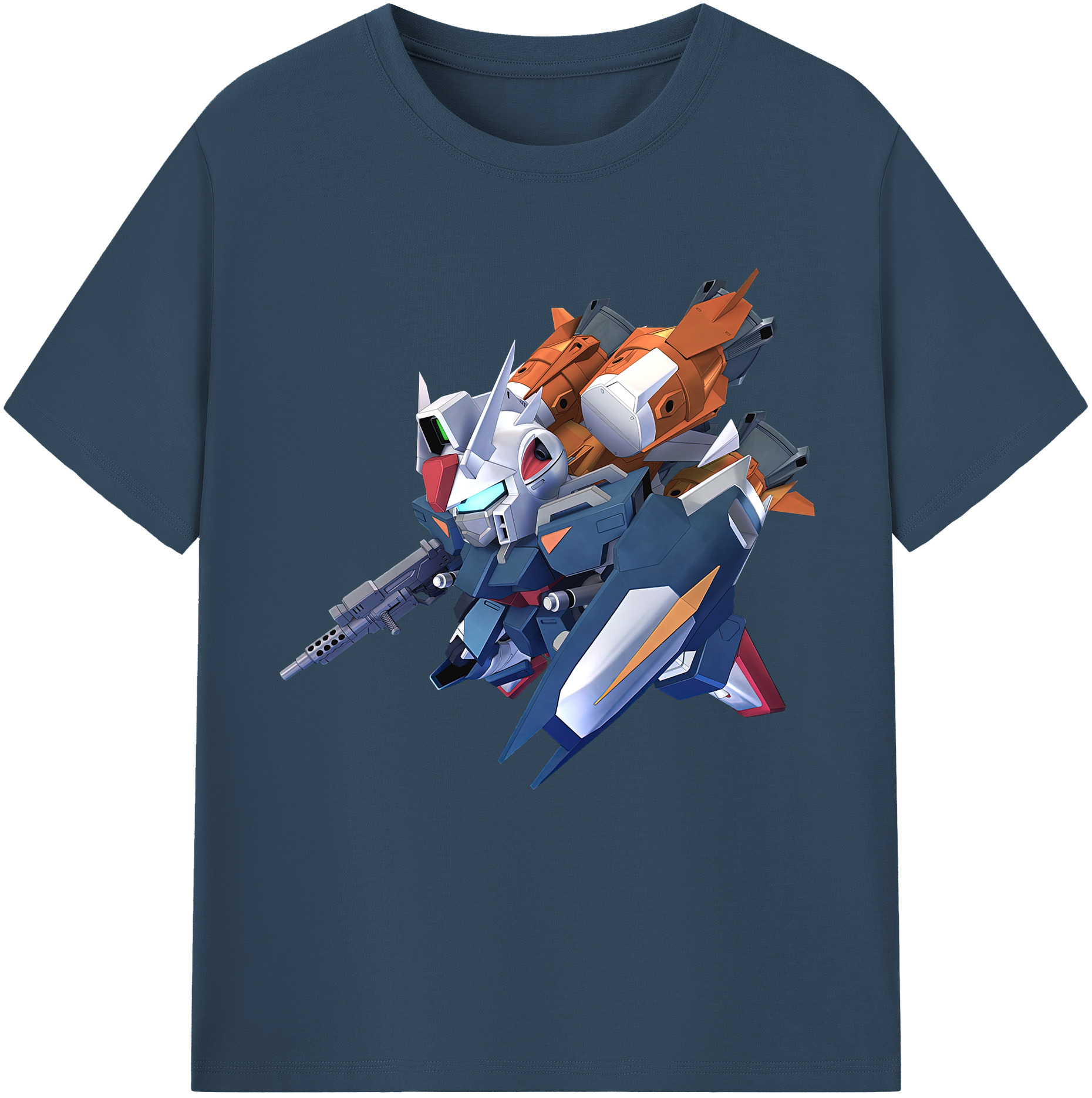 （画像用） 機動戦士ガンダム Mobile Suit Gundam レディースカジュアルプリントTシャツ（綿100％）