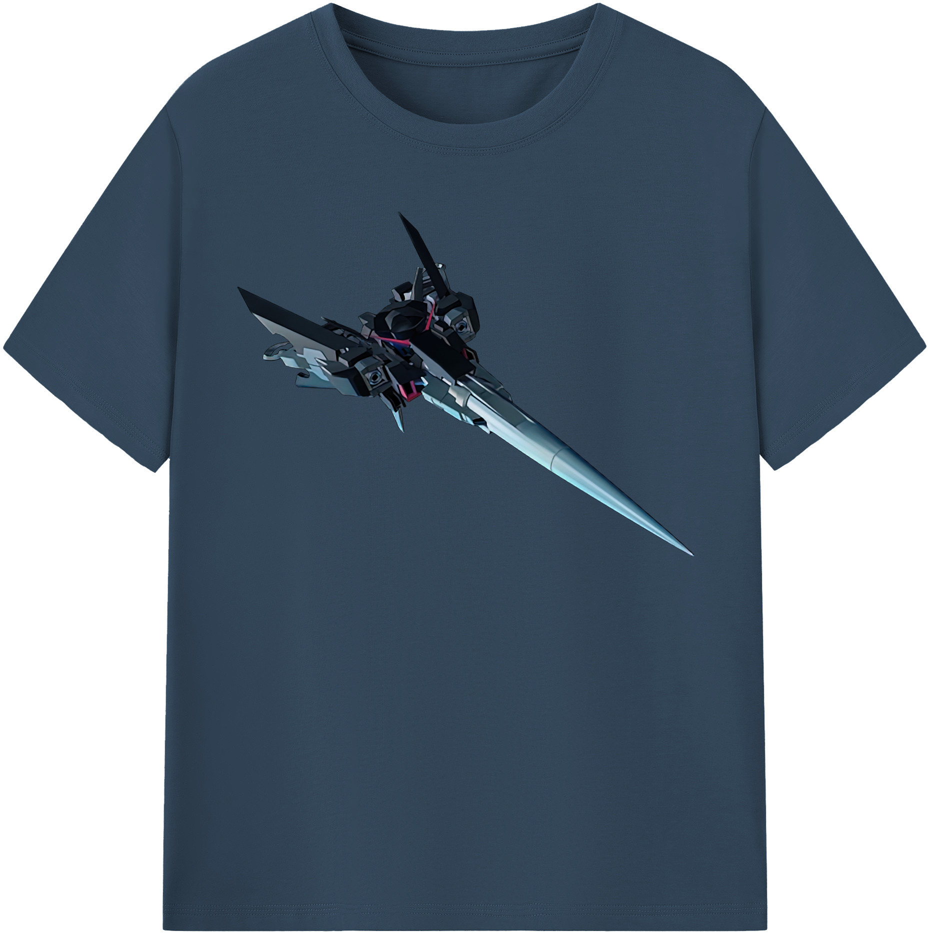 （画像用） 機動戦士ガンダム Mobile Suit Gundam レディースカジュアルプリントTシャツ（綿100％）