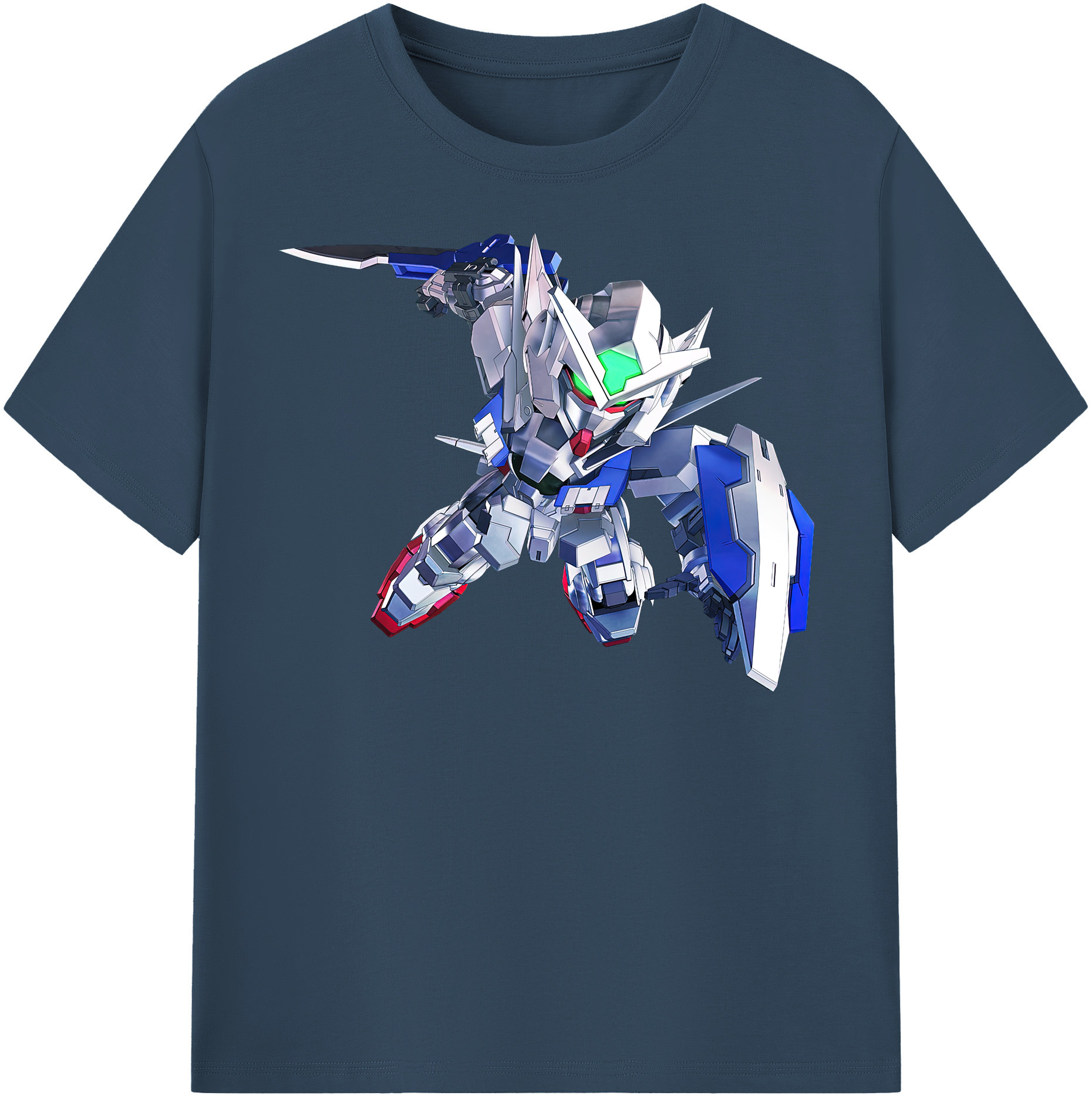 （画像用） 機動戦士ガンダム Mobile Suit Gundam レディースカジュアルプリントTシャツ（綿100％）