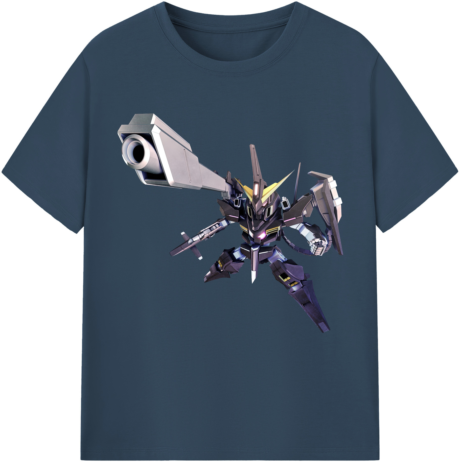 （画像用） 機動戦士ガンダム Mobile Suit Gundam レディースカジュアルプリントTシャツ（綿100％）