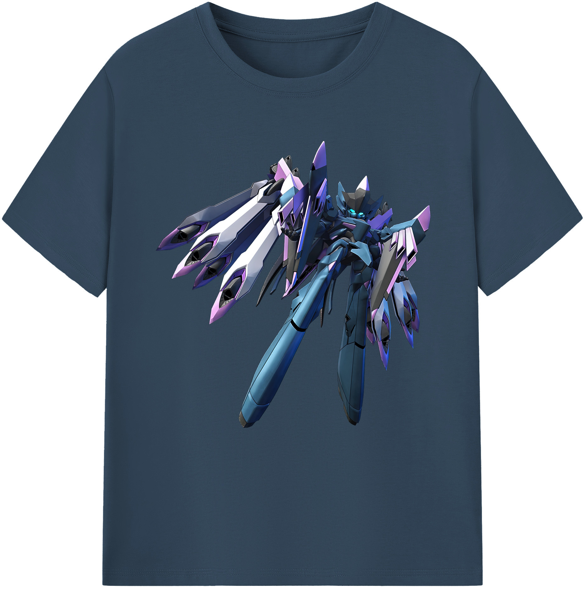 （画像用） 機動戦士ガンダム Mobile Suit Gundam レディースカジュアルプリントTシャツ（綿100％）
