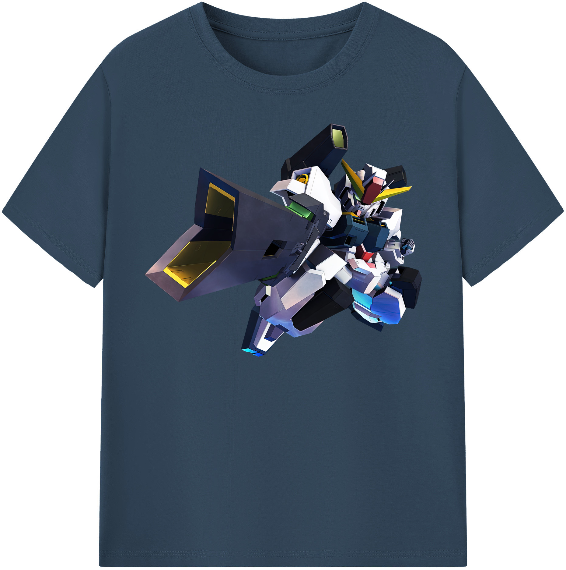 （画像用） 機動戦士ガンダム Mobile Suit Gundam レディースカジュアルプリントTシャツ（綿100％）